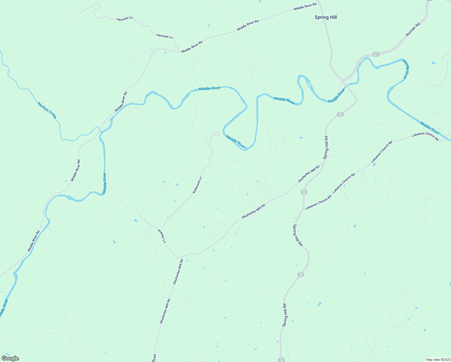 map of restaurants, bars, coffee shops, grocery stores, and more near Kellwood Lane in Augusta County