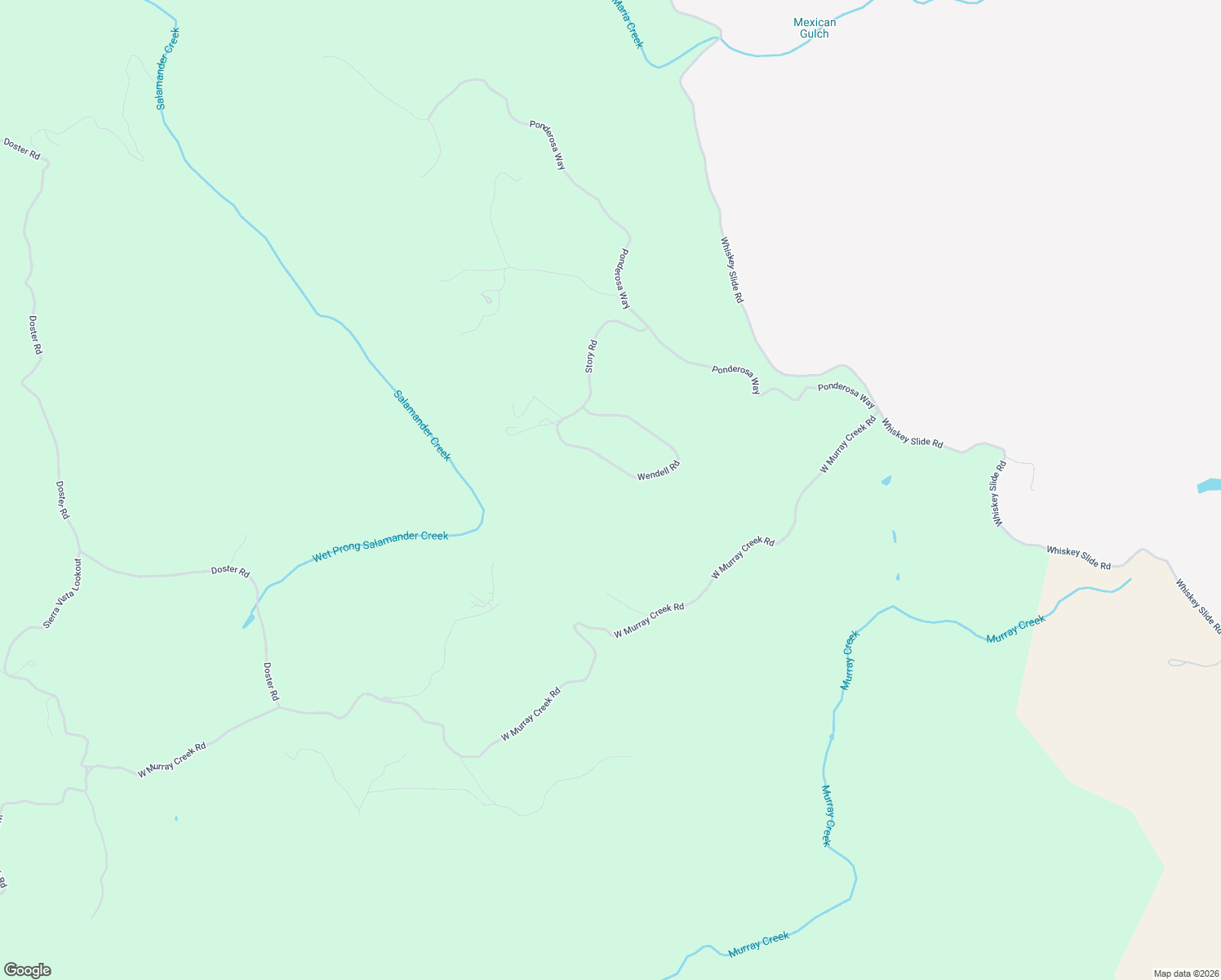 map of restaurants, bars, coffee shops, grocery stores, and more near 9893 Wendell Road in Mountain Ranch