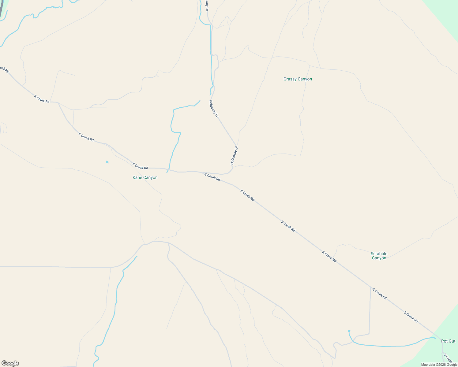 map of restaurants, bars, coffee shops, grocery stores, and more near South Creek Road in Beaver