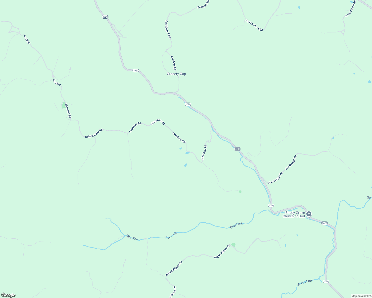 map of restaurants, bars, coffee shops, grocery stores, and more near 301 Hanshaw Road in Olive Hill