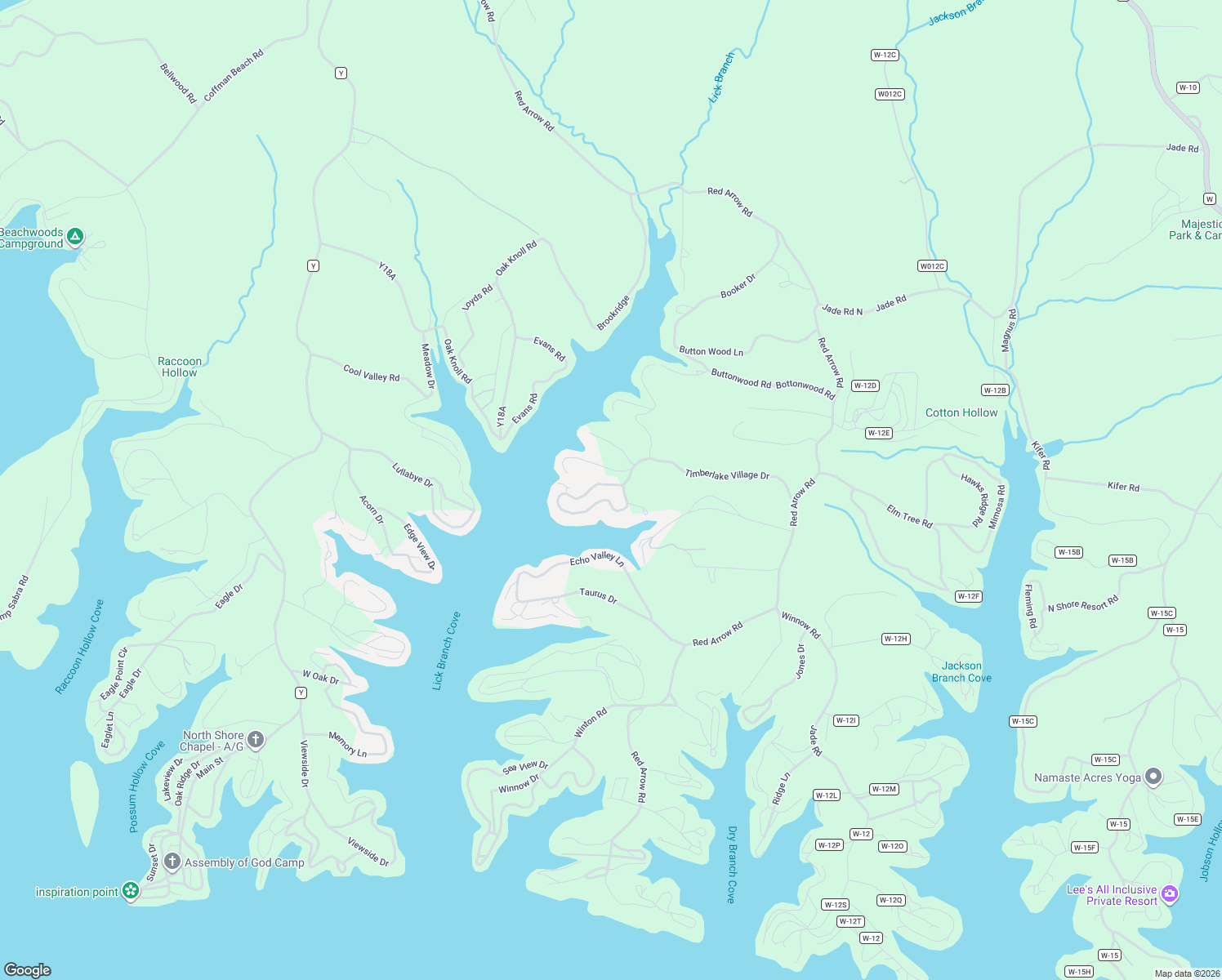 map of restaurants, bars, coffee shops, grocery stores, and more near 20559-20573 Echo Valley Road in Rocky Mount