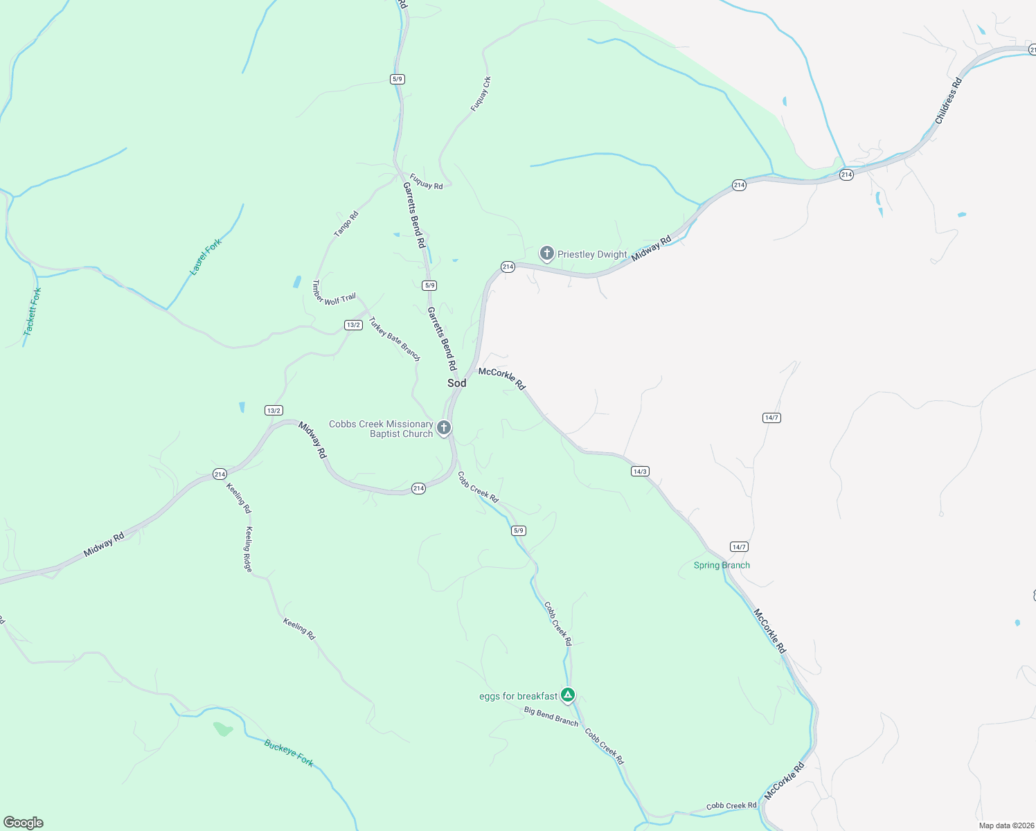 map of restaurants, bars, coffee shops, grocery stores, and more near 53 Austin Mountain in Sod
