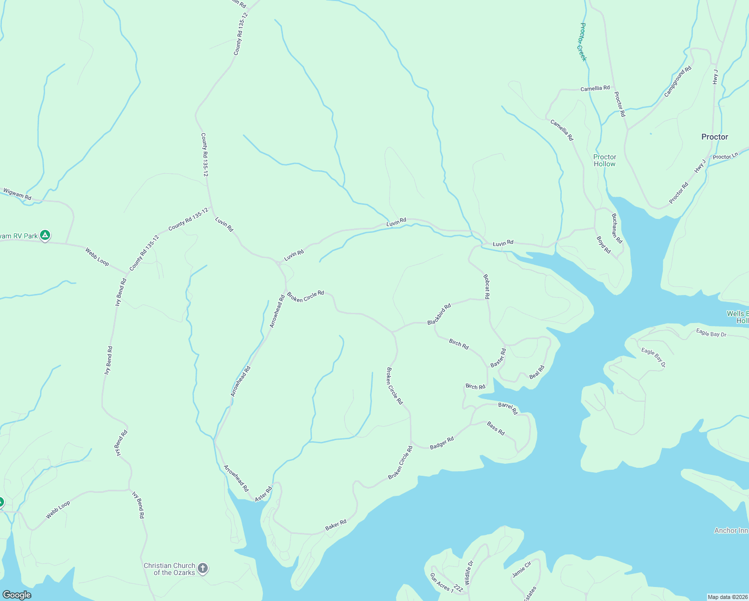 map of restaurants, bars, coffee shops, grocery stores, and more near 30824-31216 Broken Circle Road in Stover
