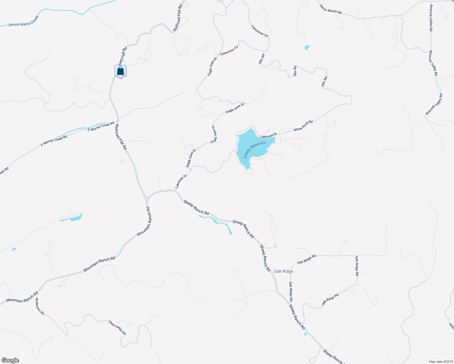map of restaurants, bars, coffee shops, grocery stores, and more near in Mountain Ranch