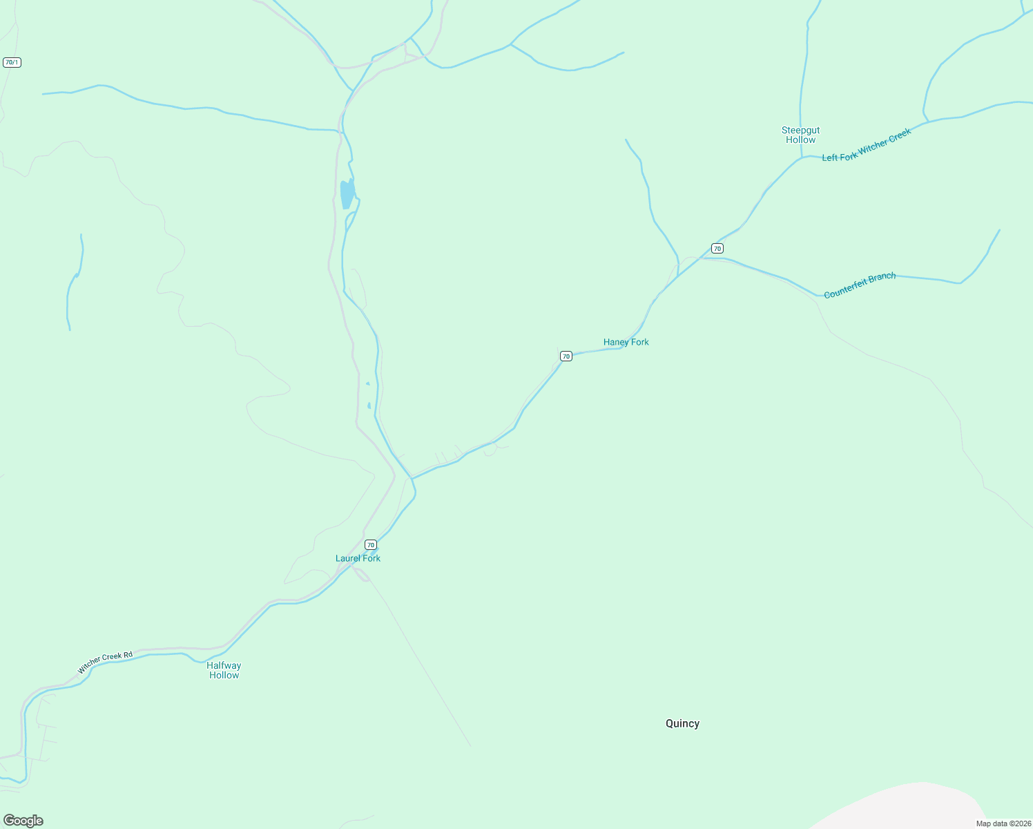 map of restaurants, bars, coffee shops, grocery stores, and more near 601-609 Witcher Creek Road in Belle