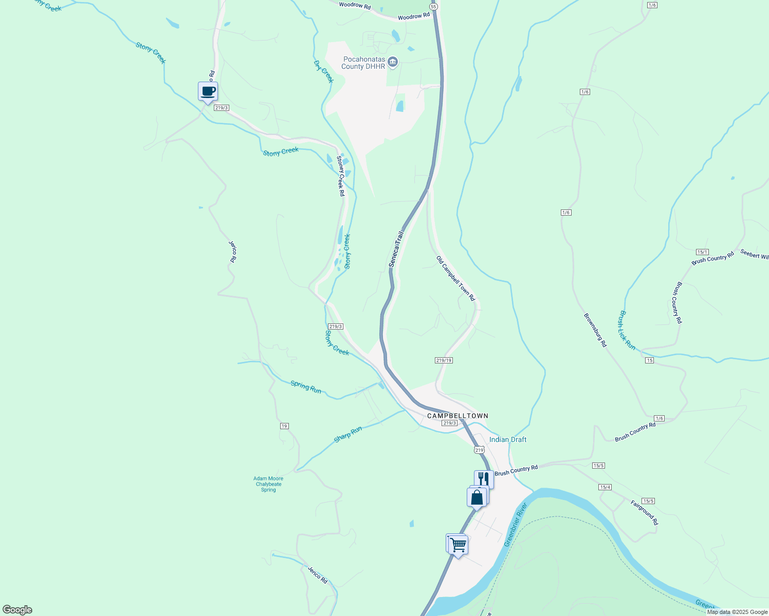 20158 Seneca Trail, Marlinton WV Walk Score