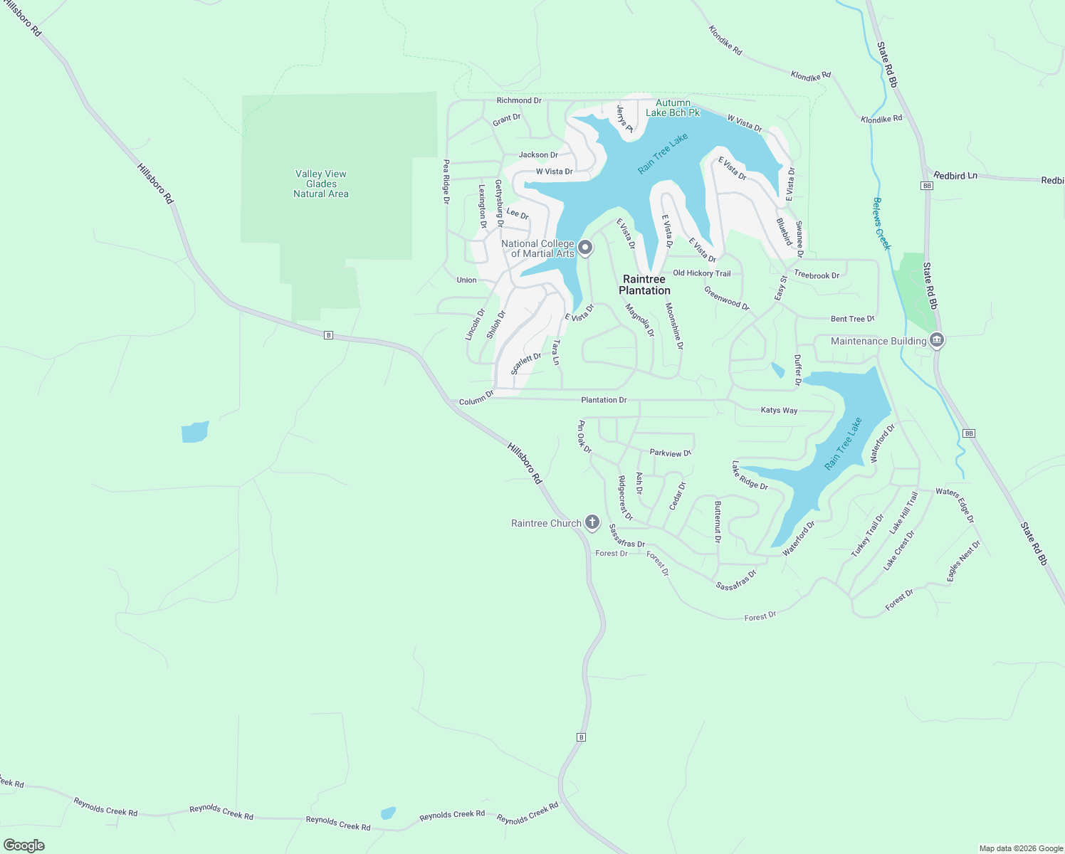 map of restaurants, bars, coffee shops, grocery stores, and more near 5930 State Highway B in Hillsboro