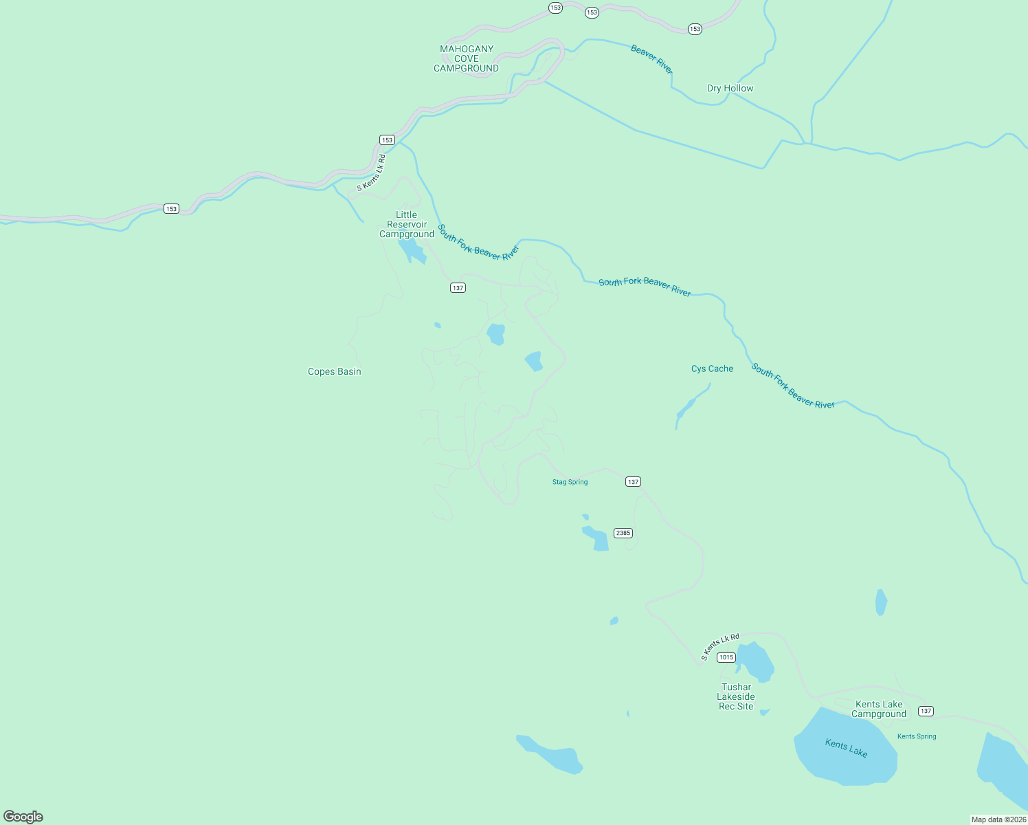 map of restaurants, bars, coffee shops, grocery stores, and more near 35 West Melody Lane in Beaver