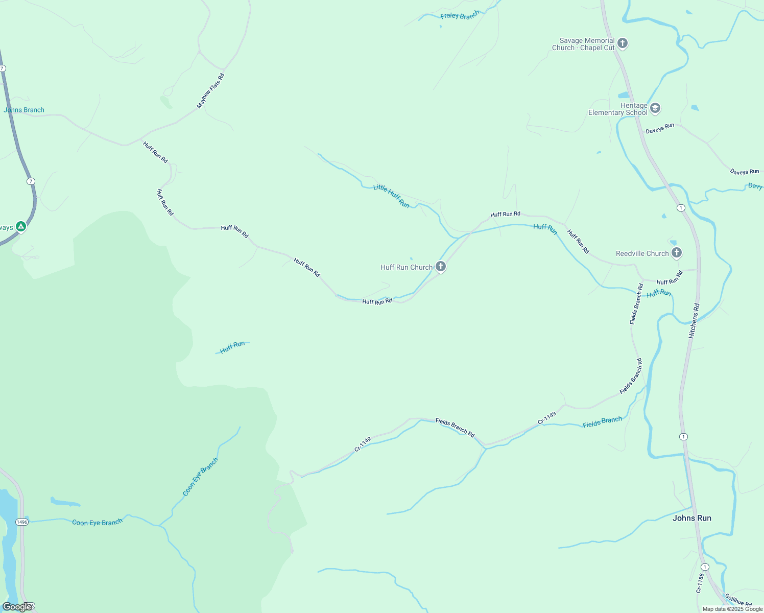 map of restaurants, bars, coffee shops, grocery stores, and more near Cr-1178 in Grayson