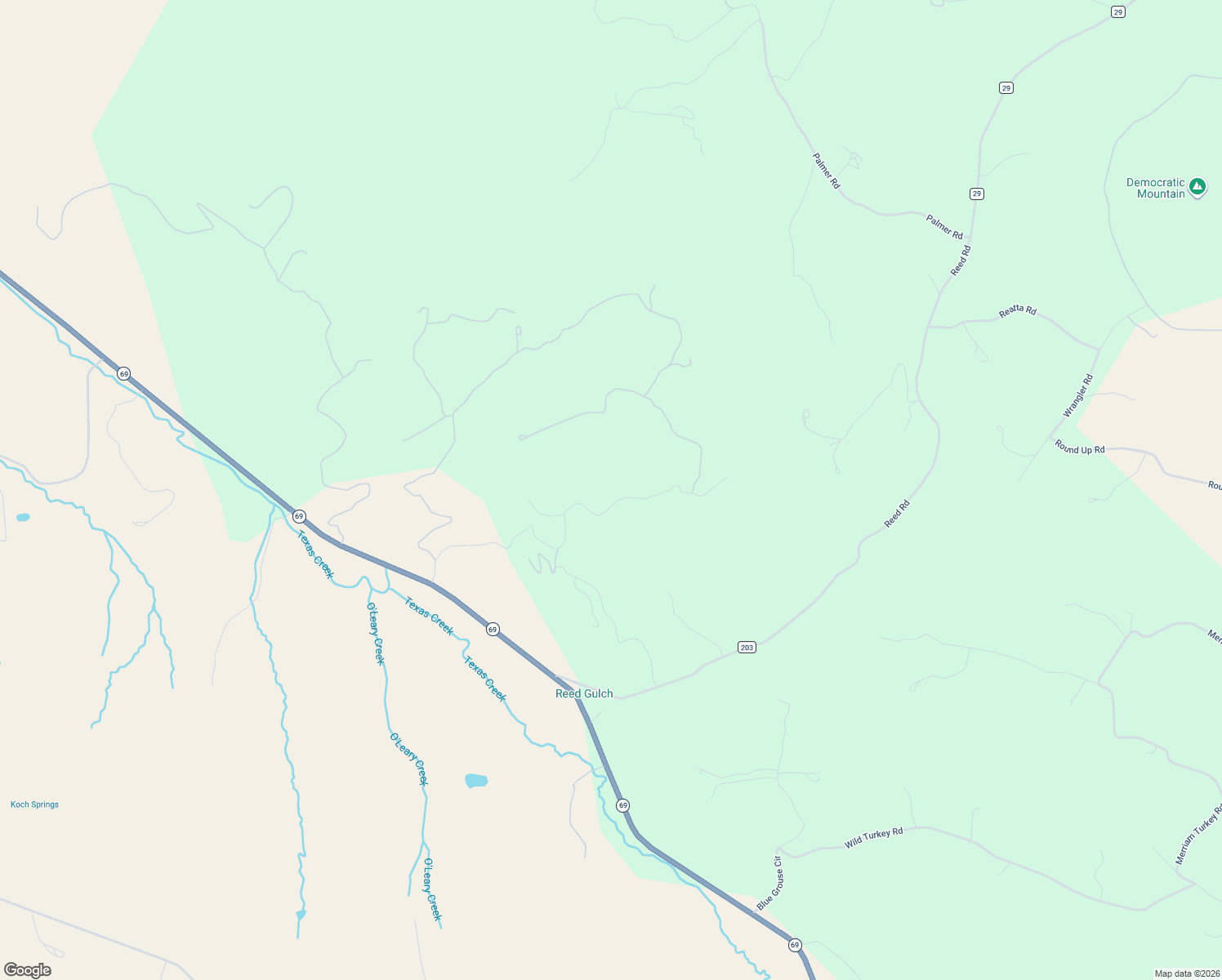 map of restaurants, bars, coffee shops, grocery stores, and more near 603 Oak Drive in Westcliffe
