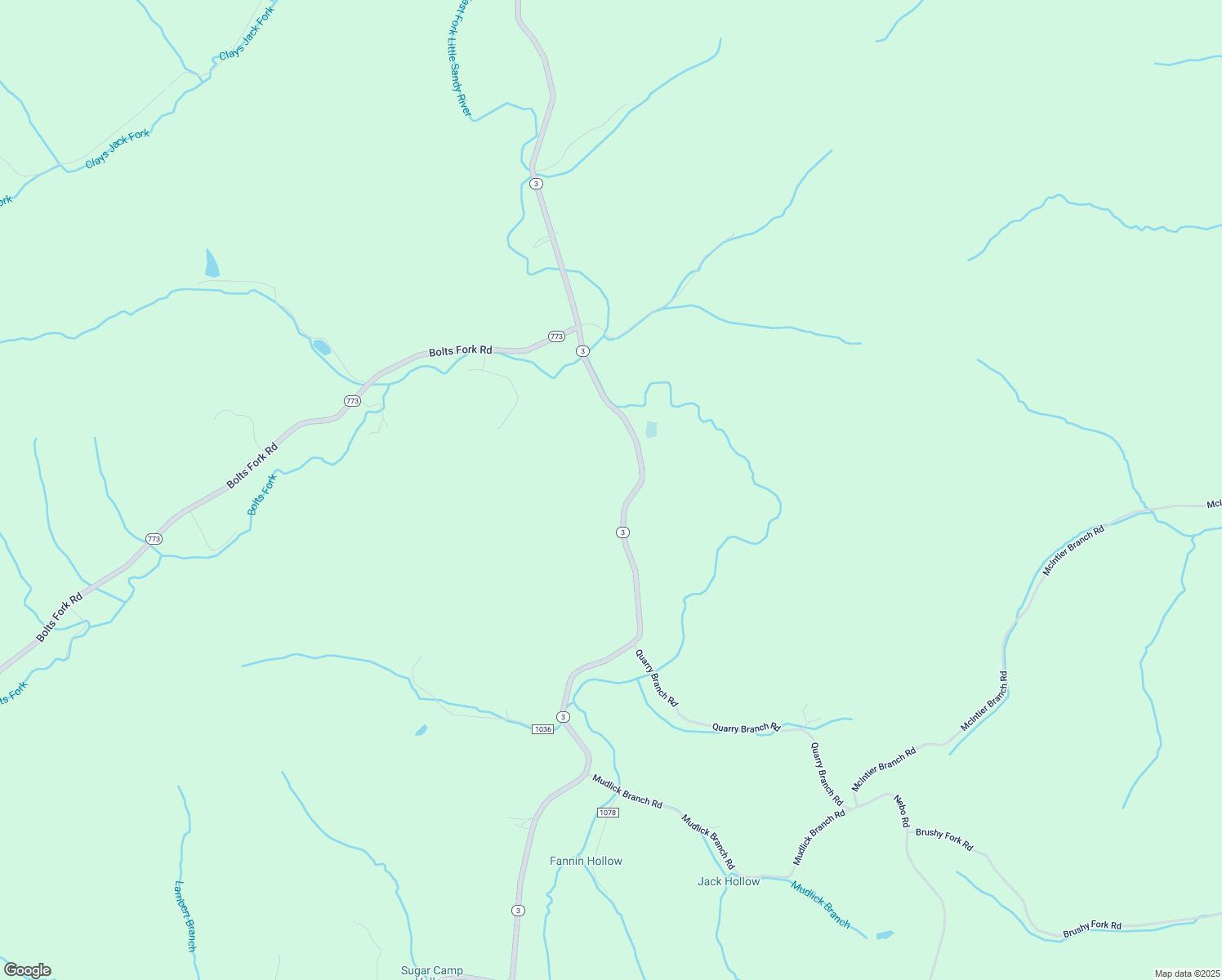 map of restaurants, bars, coffee shops, grocery stores, and more near 16991 Kentucky 3 in Louisa