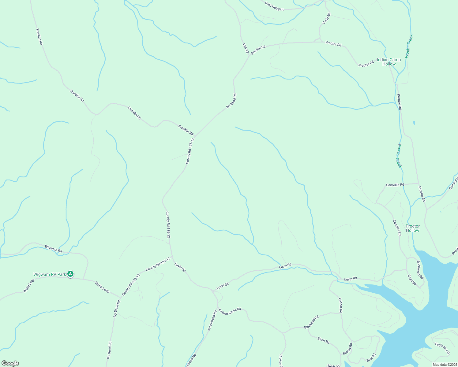 map of restaurants, bars, coffee shops, grocery stores, and more near in Proctor