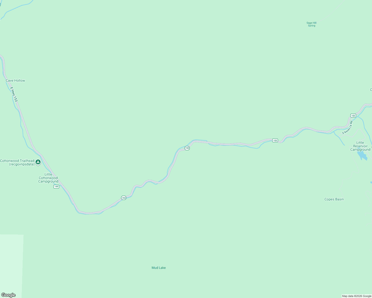 map of restaurants, bars, coffee shops, grocery stores, and more near 2690 East Highway 153 in Beaver