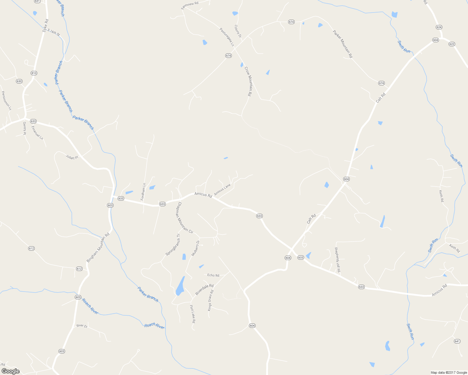 map of restaurants, bars, coffee shops, grocery stores, and more near Frog Creek Lane in Stanardsville