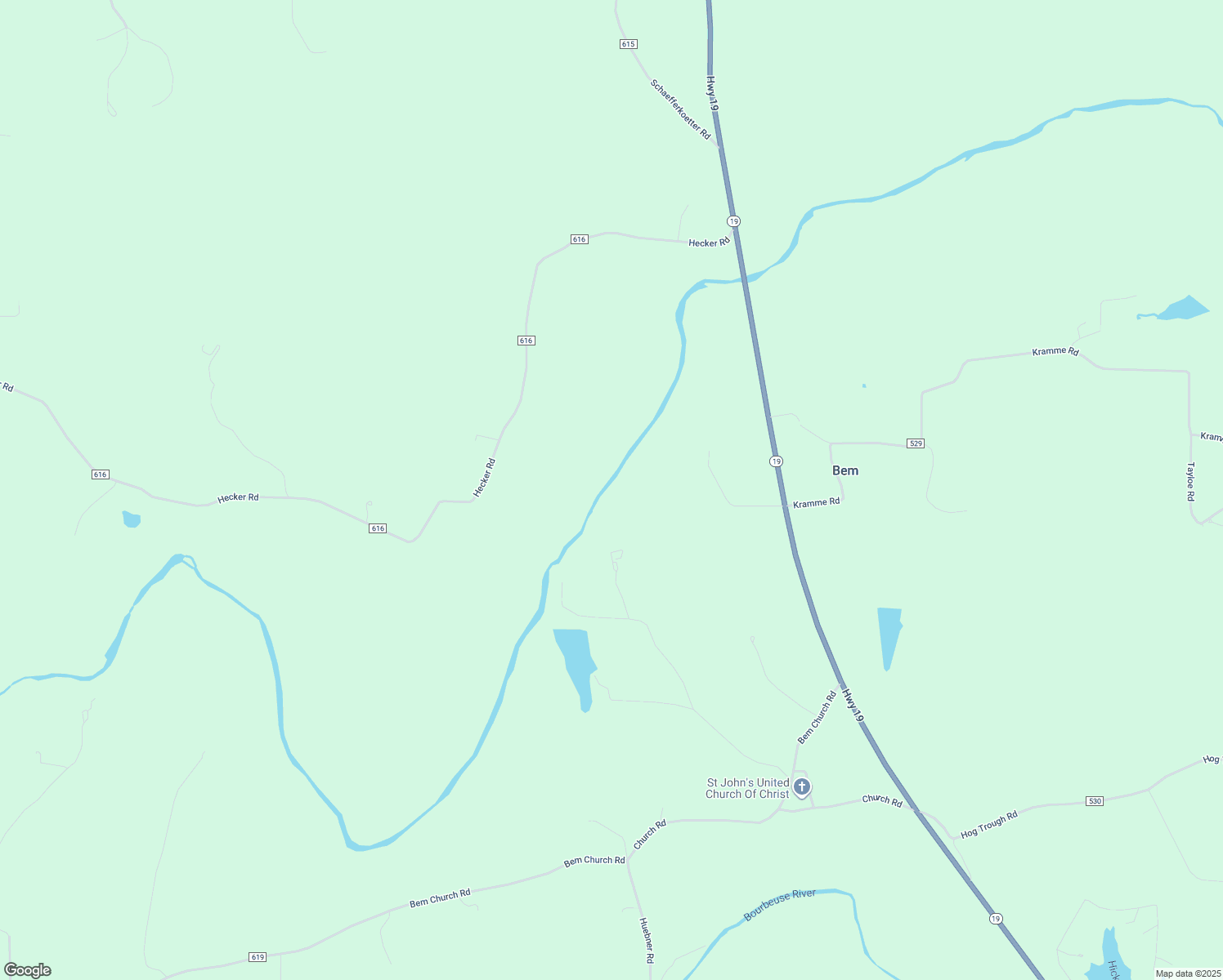 map of restaurants, bars, coffee shops, grocery stores, and more near in Owensville