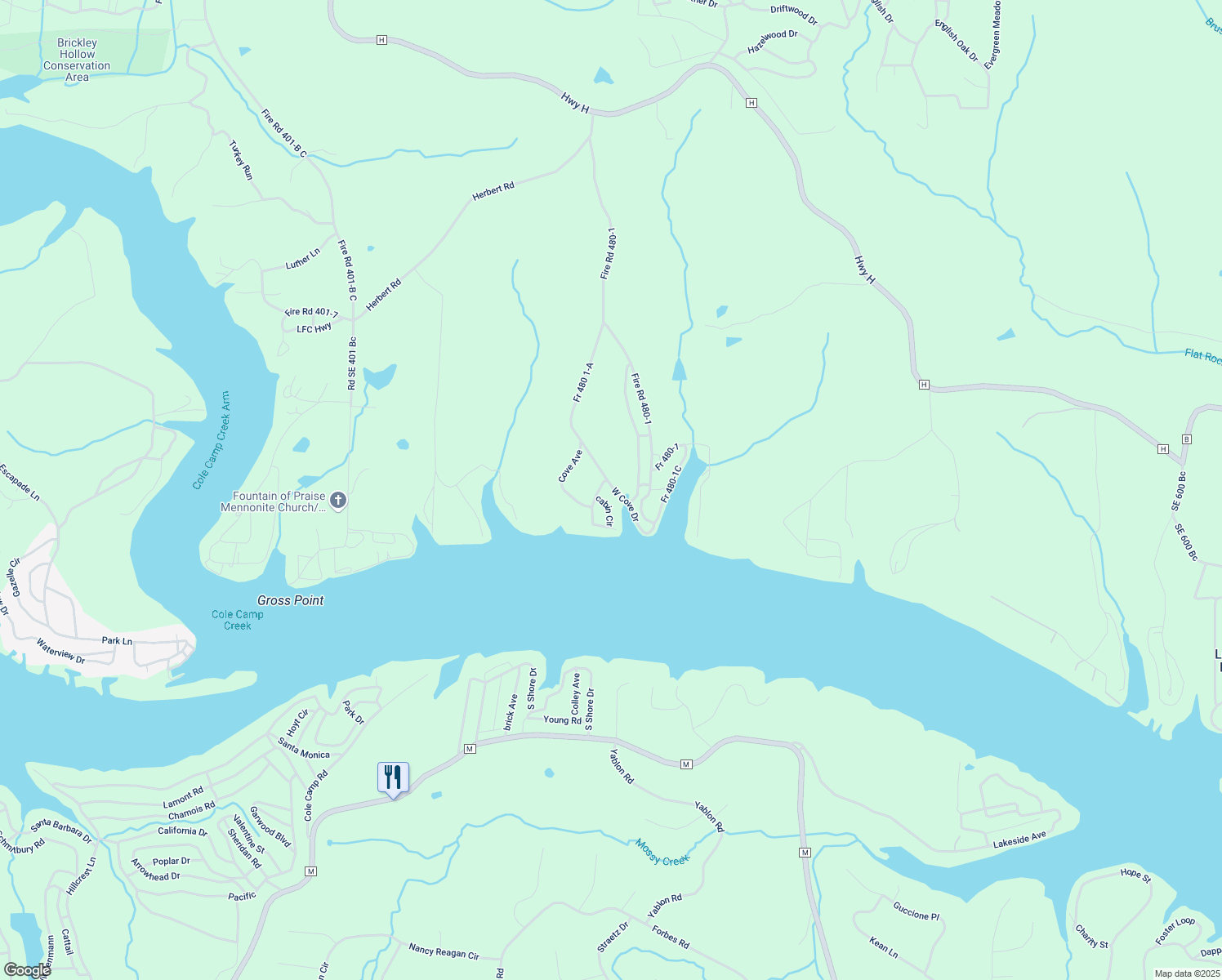 map of restaurants, bars, coffee shops, grocery stores, and more near 28000-28098 West Cove Drive in Lincoln