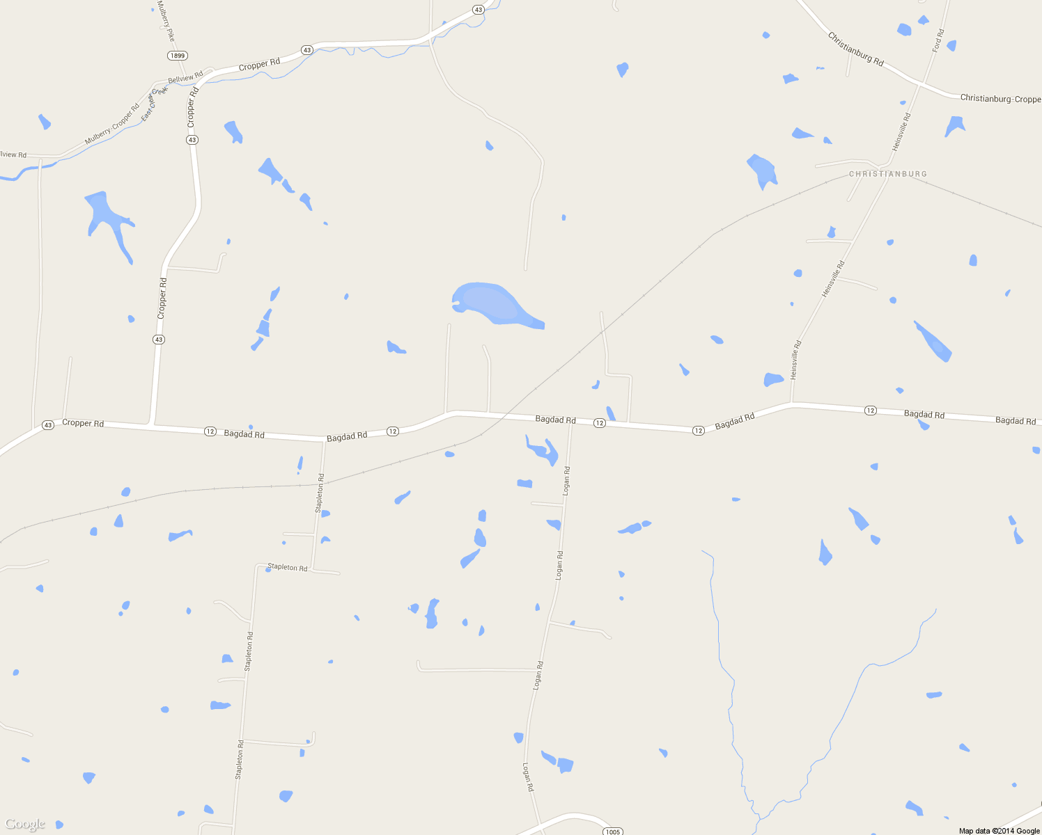 map of restaurants, bars, coffee shops, grocery stores, and more near 881 Bagdad Road in Shelbyville