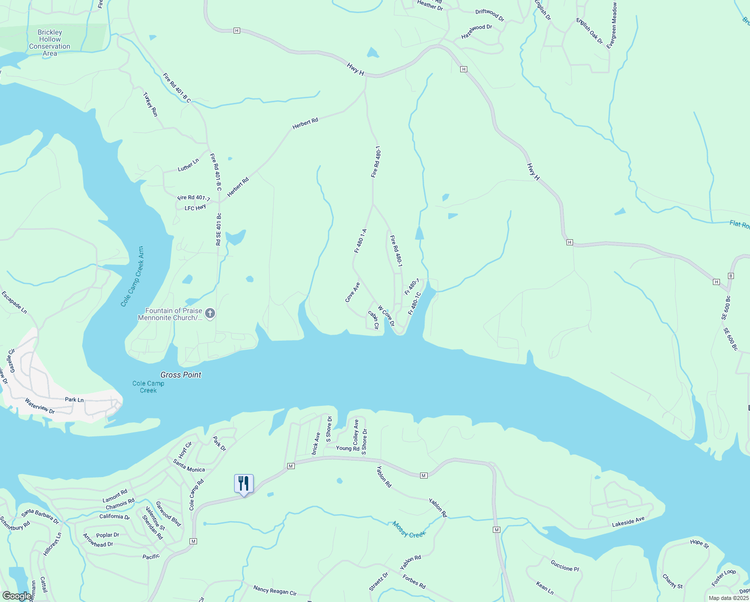 map of restaurants, bars, coffee shops, grocery stores, and more near 28000 West Cove Drive in Lincoln