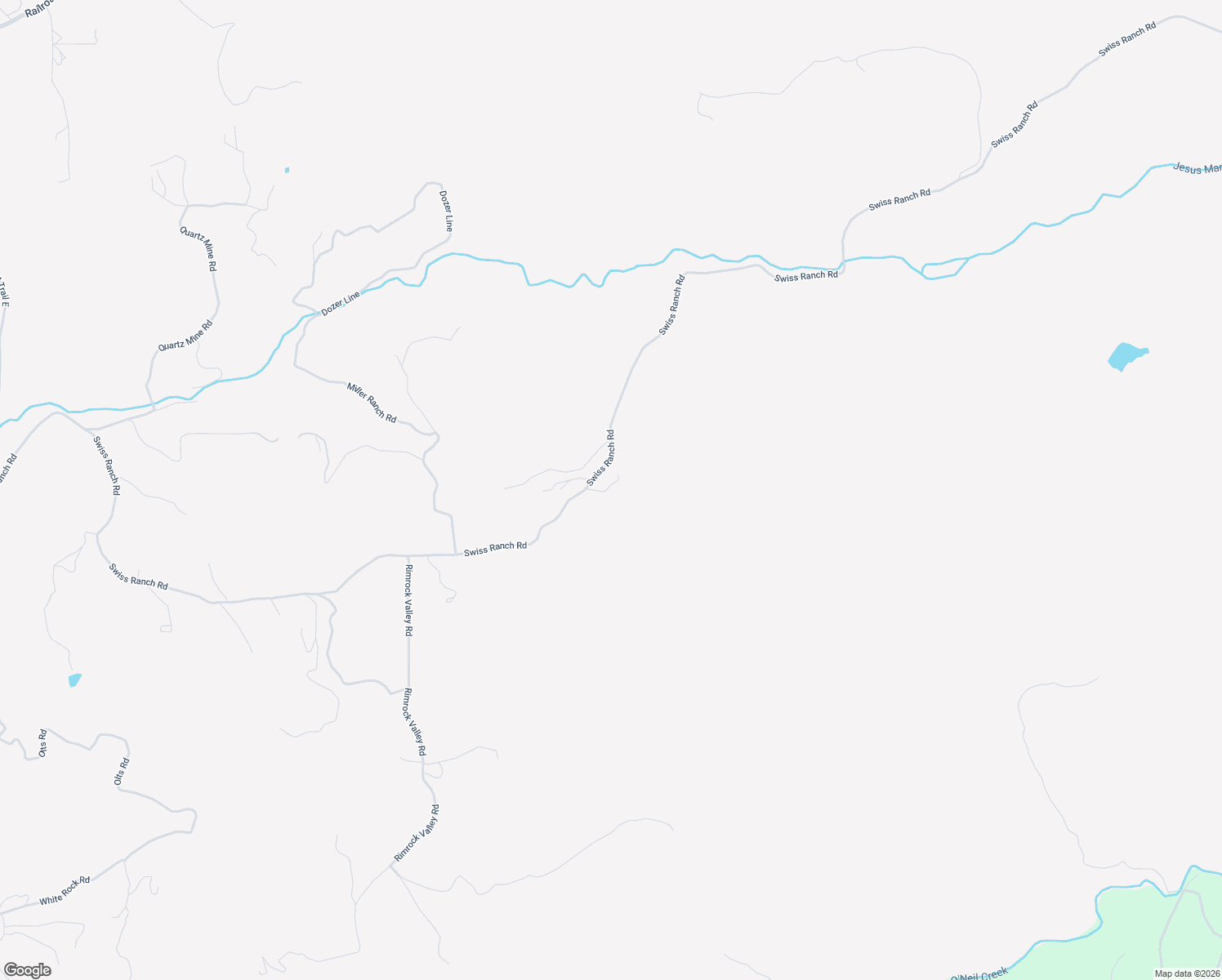 map of restaurants, bars, coffee shops, grocery stores, and more near 6794 Swiss Ranch Road in Mountain Ranch