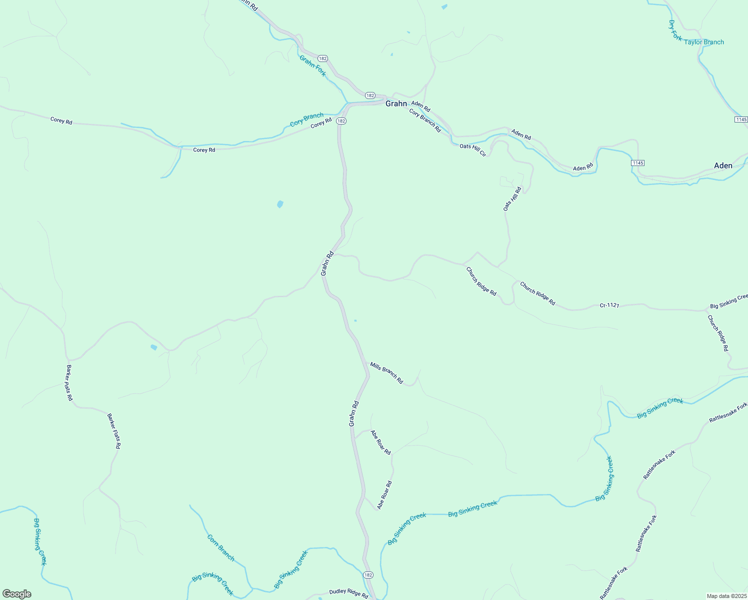 map of restaurants, bars, coffee shops, grocery stores, and more near 1823 Church Ridge in Olive Hill