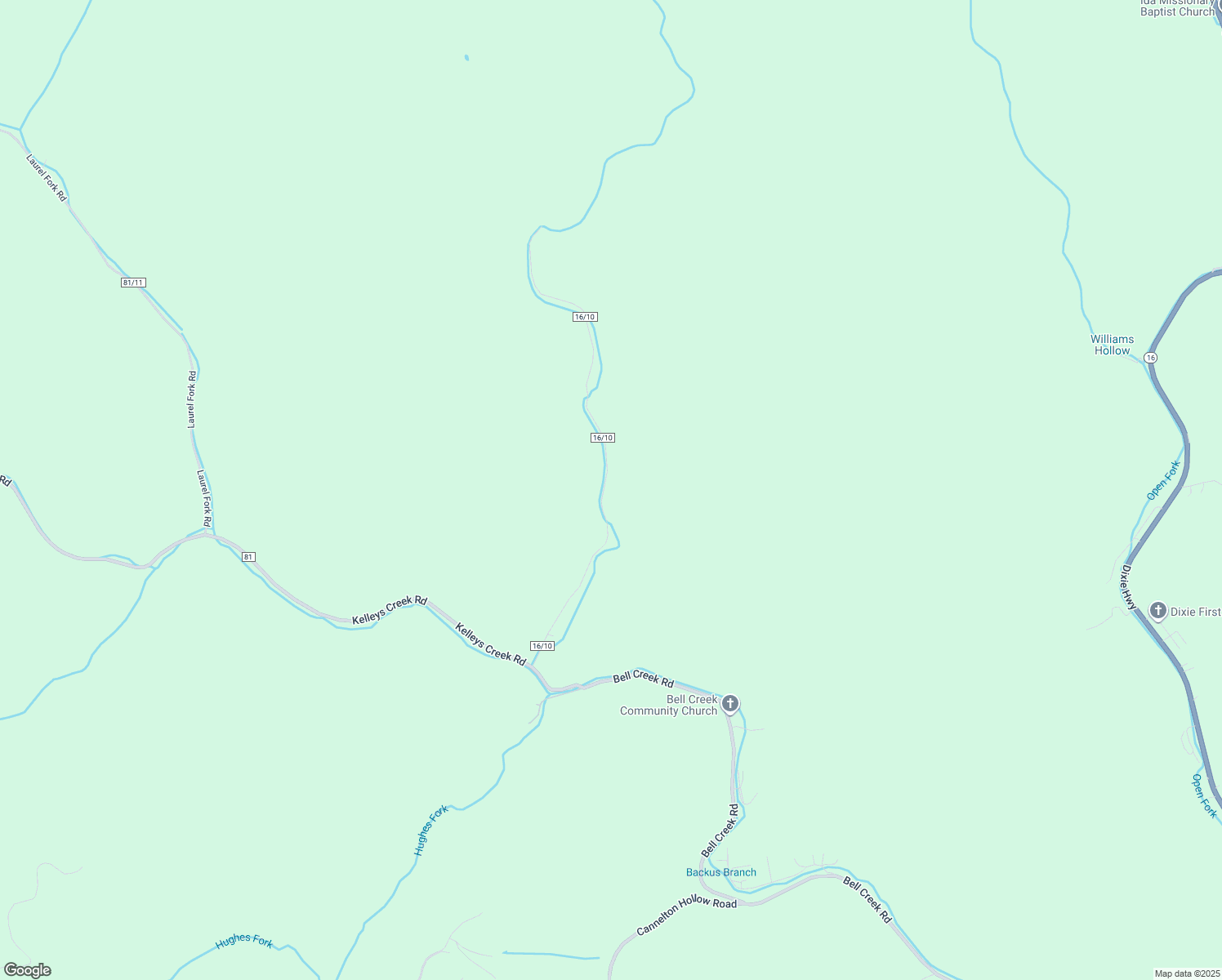 map of restaurants, bars, coffee shops, grocery stores, and more near Rock Camp-Belle in Lizemores