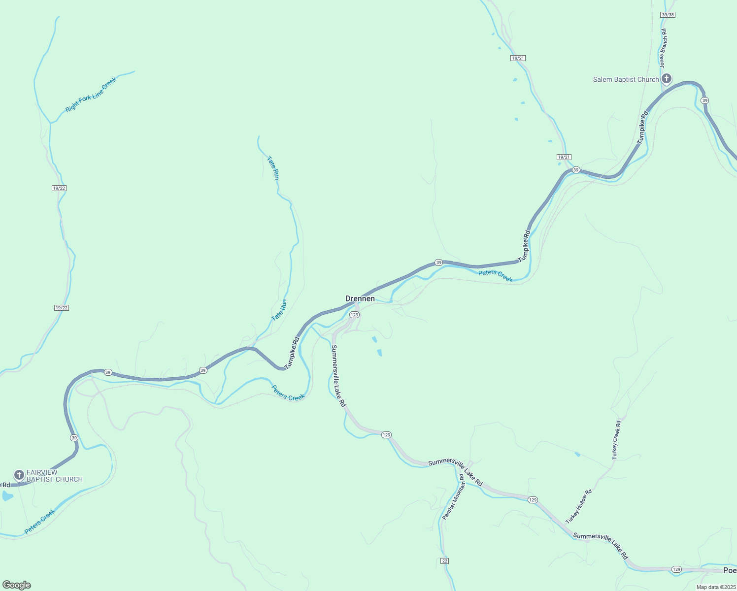 map of restaurants, bars, coffee shops, grocery stores, and more near in Drennen