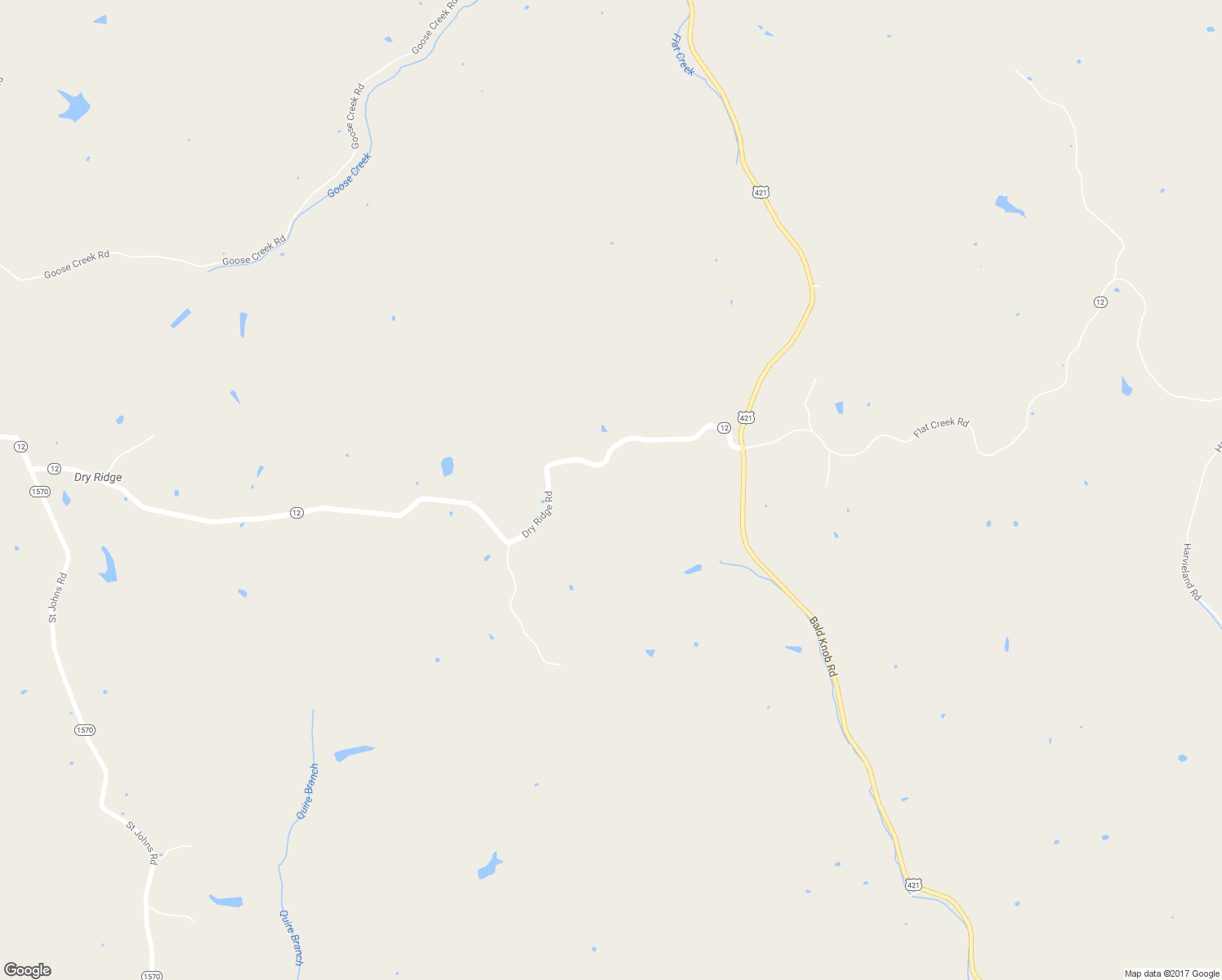 map of restaurants, bars, coffee shops, grocery stores, and more near 485 Dry Ridge Road in Frankfort