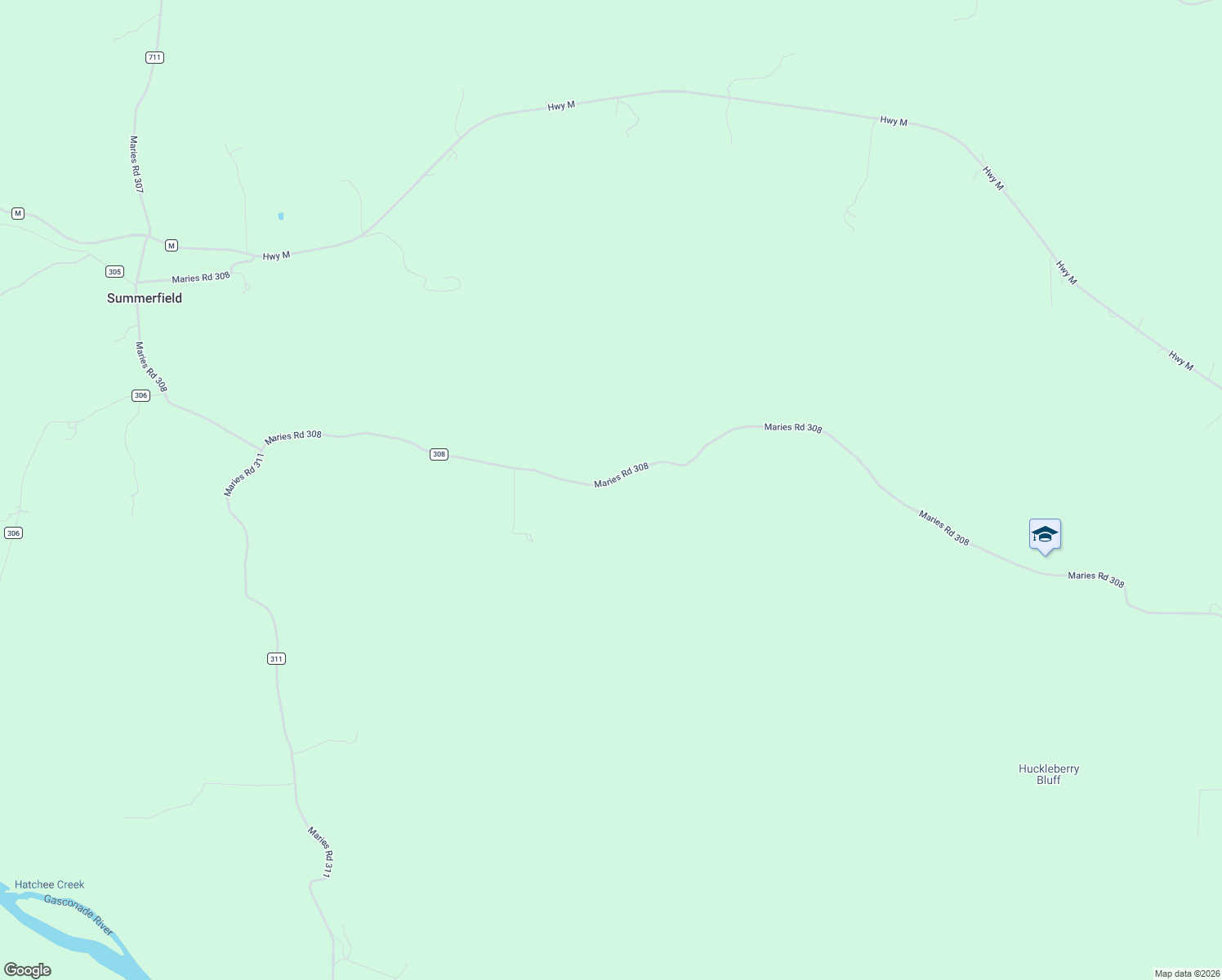 map of restaurants, bars, coffee shops, grocery stores, and more near Maries Road 308 in Belle