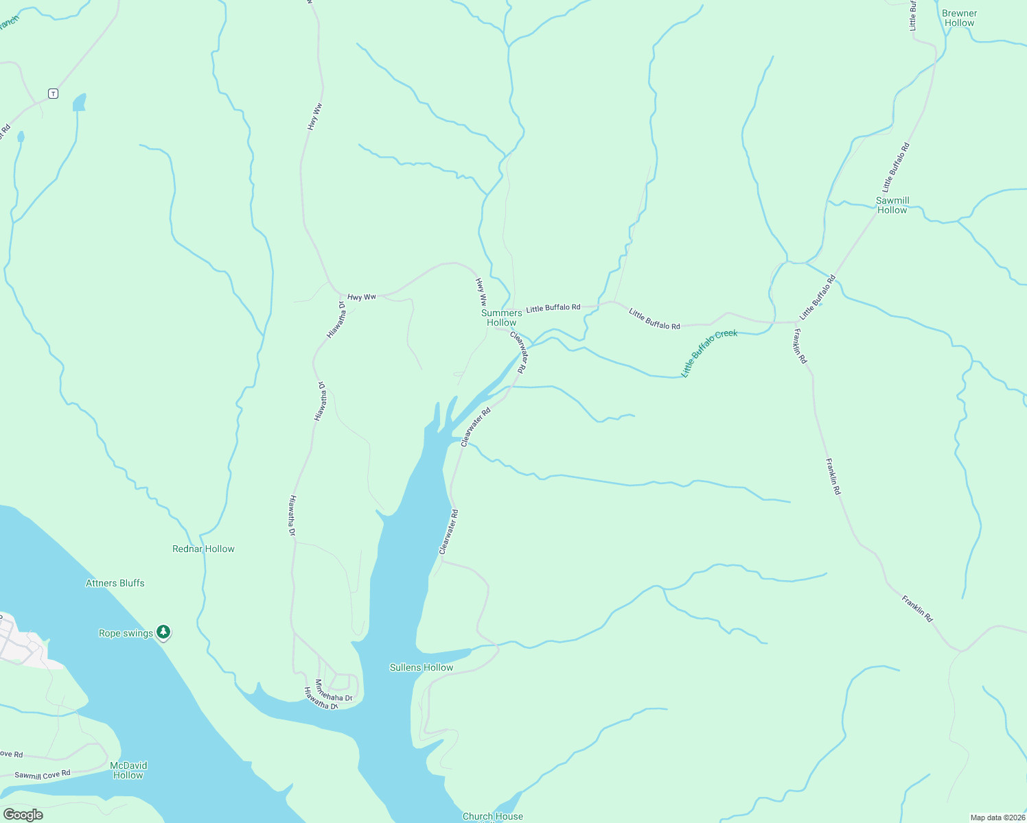 map of restaurants, bars, coffee shops, grocery stores, and more near 28721 Clearwater Road in Stover