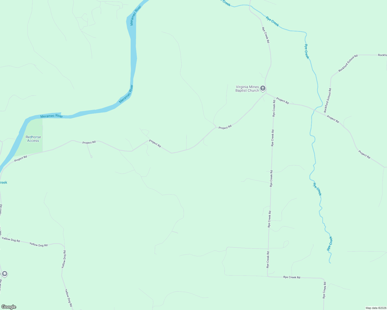 map of restaurants, bars, coffee shops, grocery stores, and more near 2298 Project Road in Saint Clair