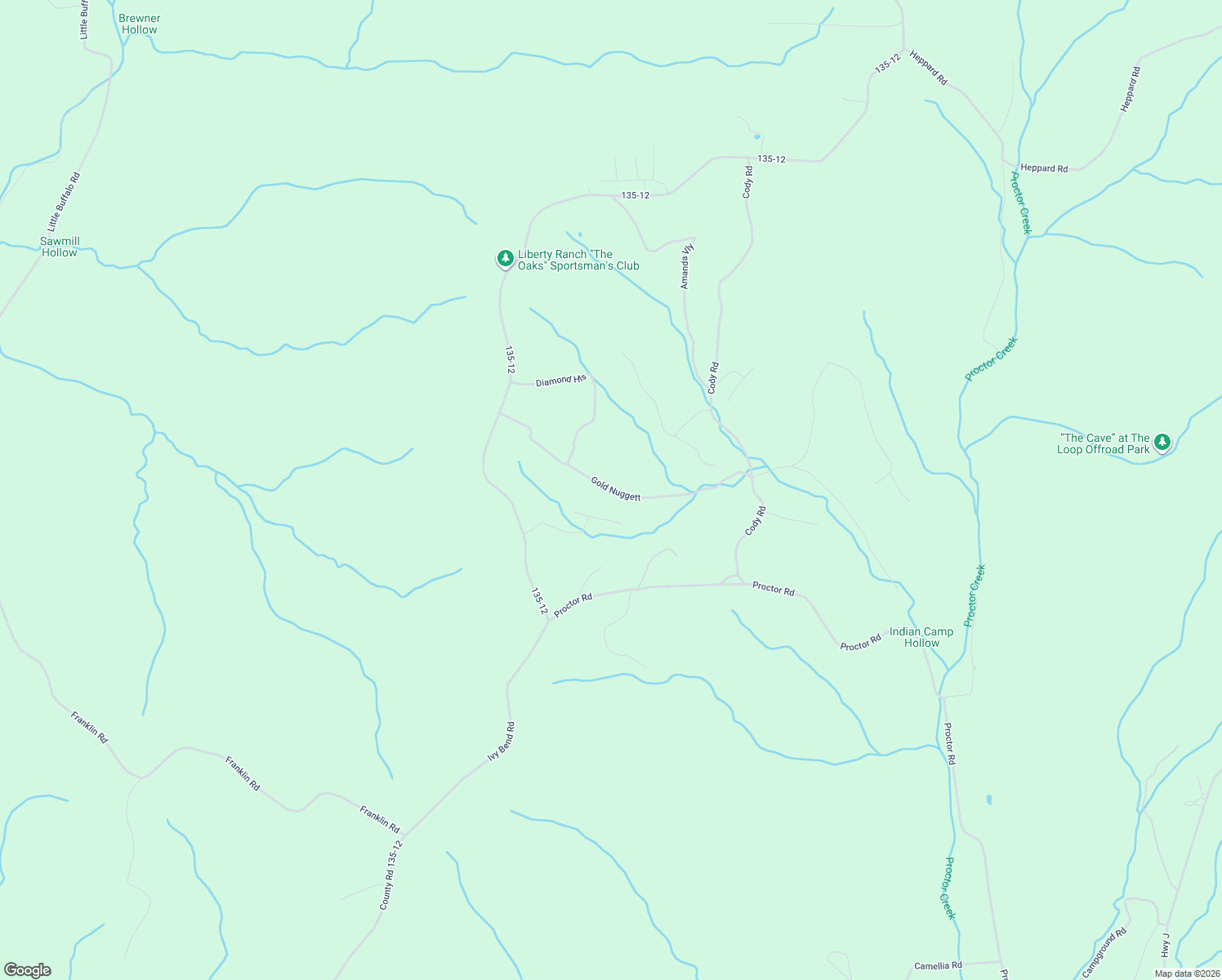 map of restaurants, bars, coffee shops, grocery stores, and more near Gold Nuggett in Morgan County