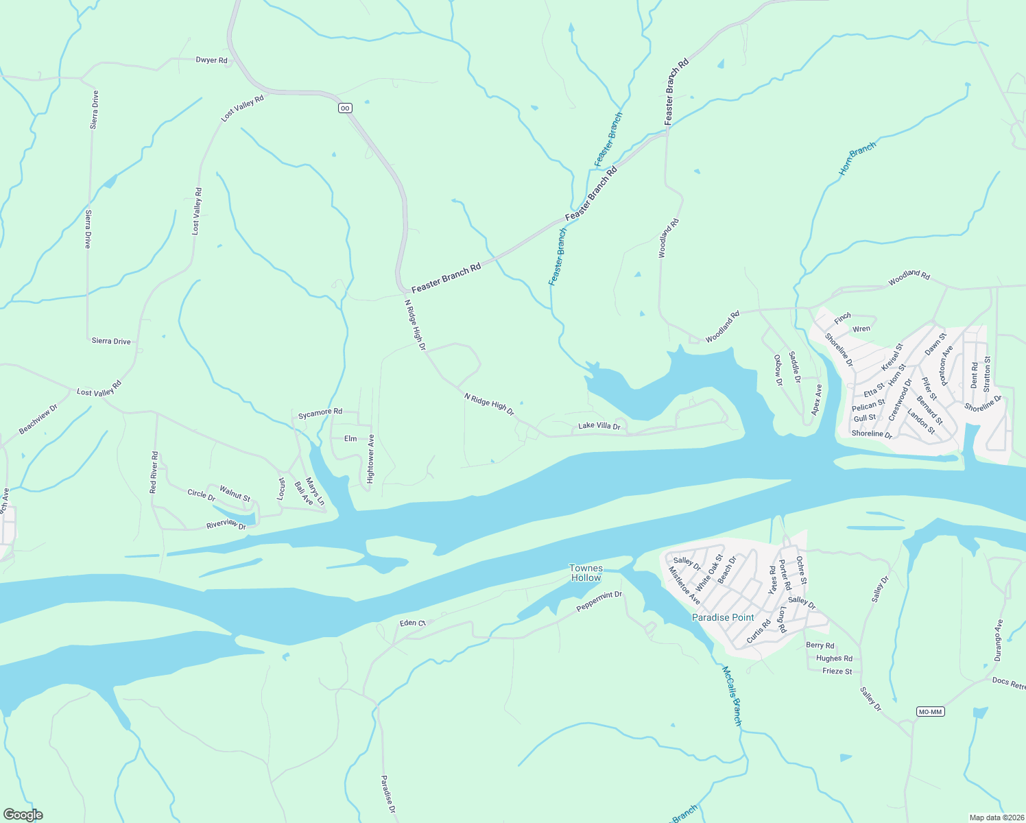 map of restaurants, bars, coffee shops, grocery stores, and more near North Ridge High Drive in Warsaw