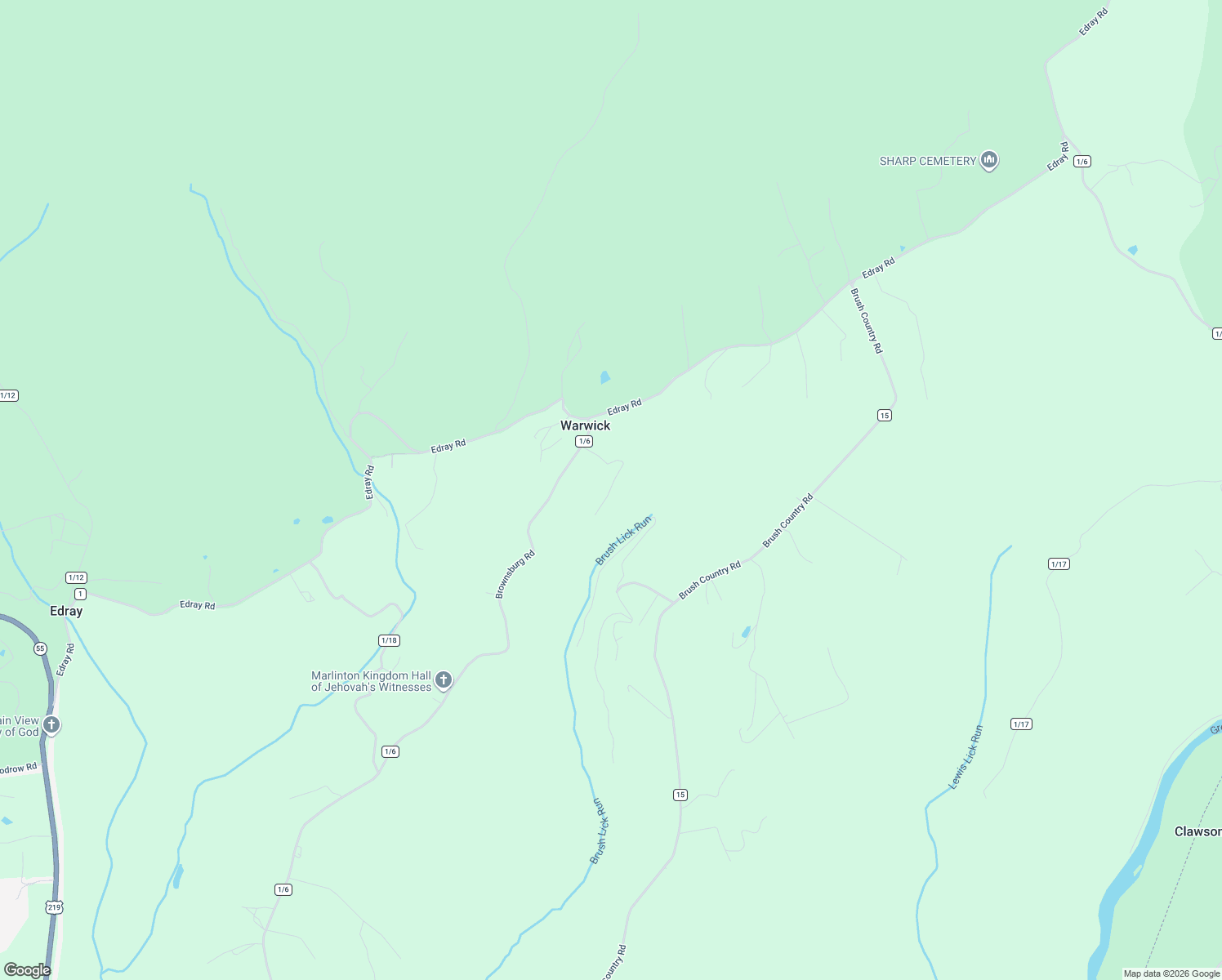 map of restaurants, bars, coffee shops, grocery stores, and more near 311 Lonesome Hollow Lane in Marlinton