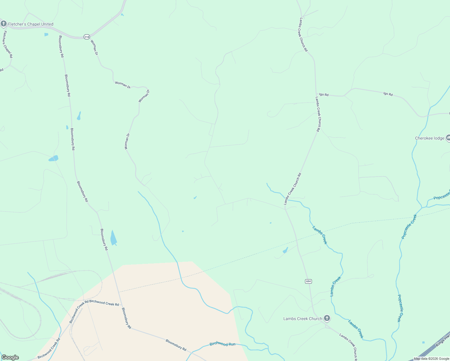 map of restaurants, bars, coffee shops, grocery stores, and more near 3659 White Hall Road in King George