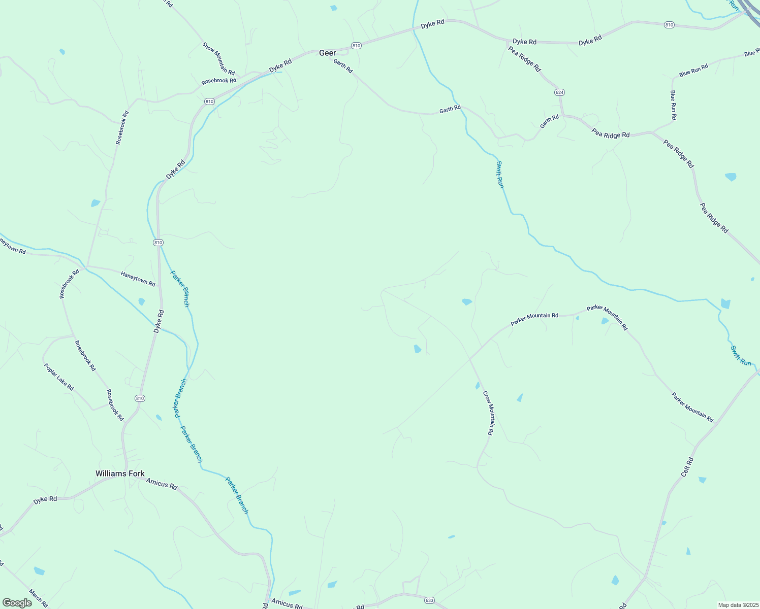 map of restaurants, bars, coffee shops, grocery stores, and more near 205 Farmview Road in Stanardsville