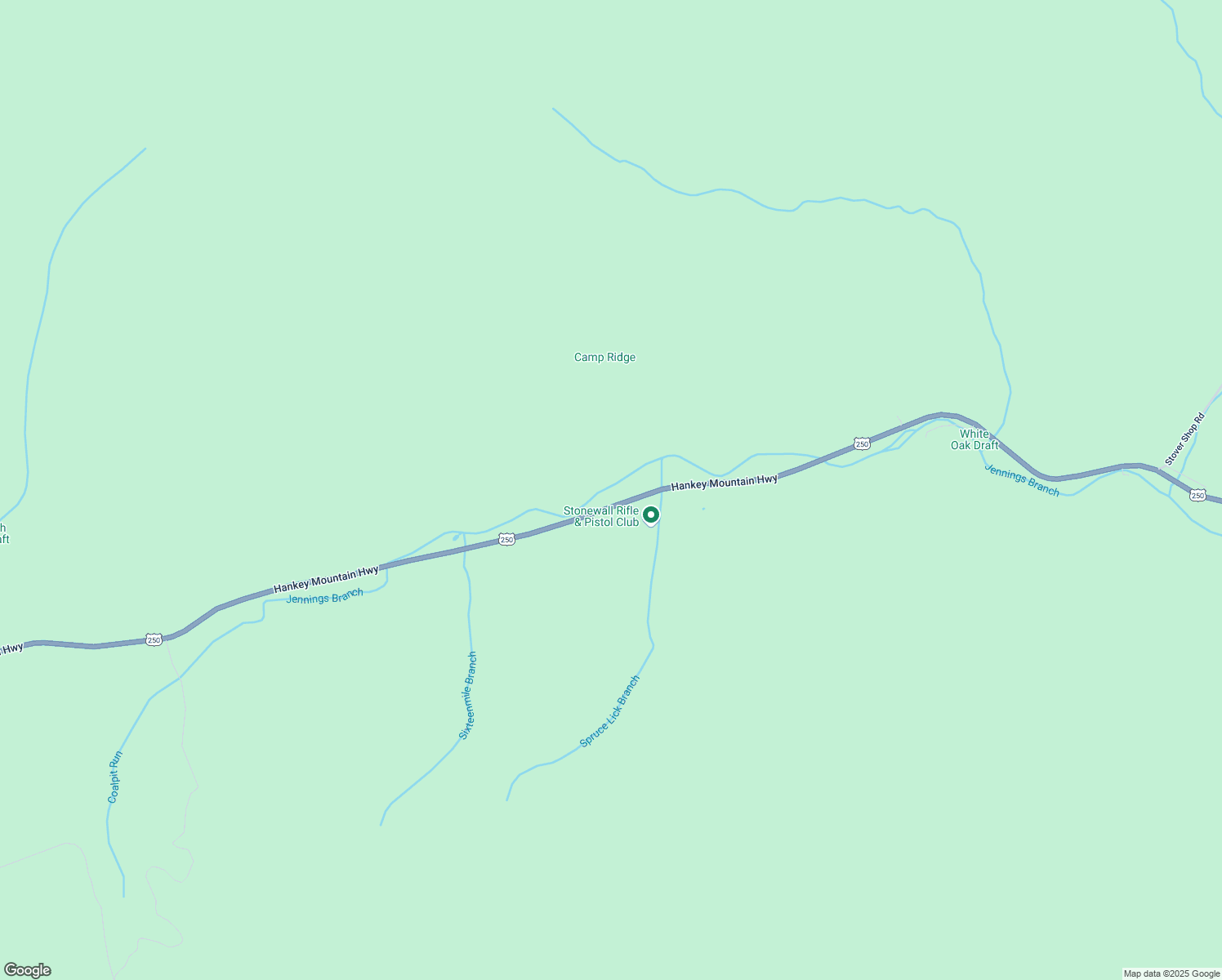 map of restaurants, bars, coffee shops, grocery stores, and more near 2823 Hankey Mountain Highway in Churchville