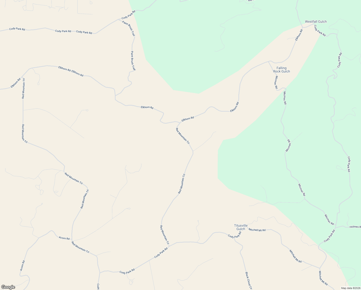 map of restaurants, bars, coffee shops, grocery stores, and more near 159 Falling Rock Road in Cotopaxi