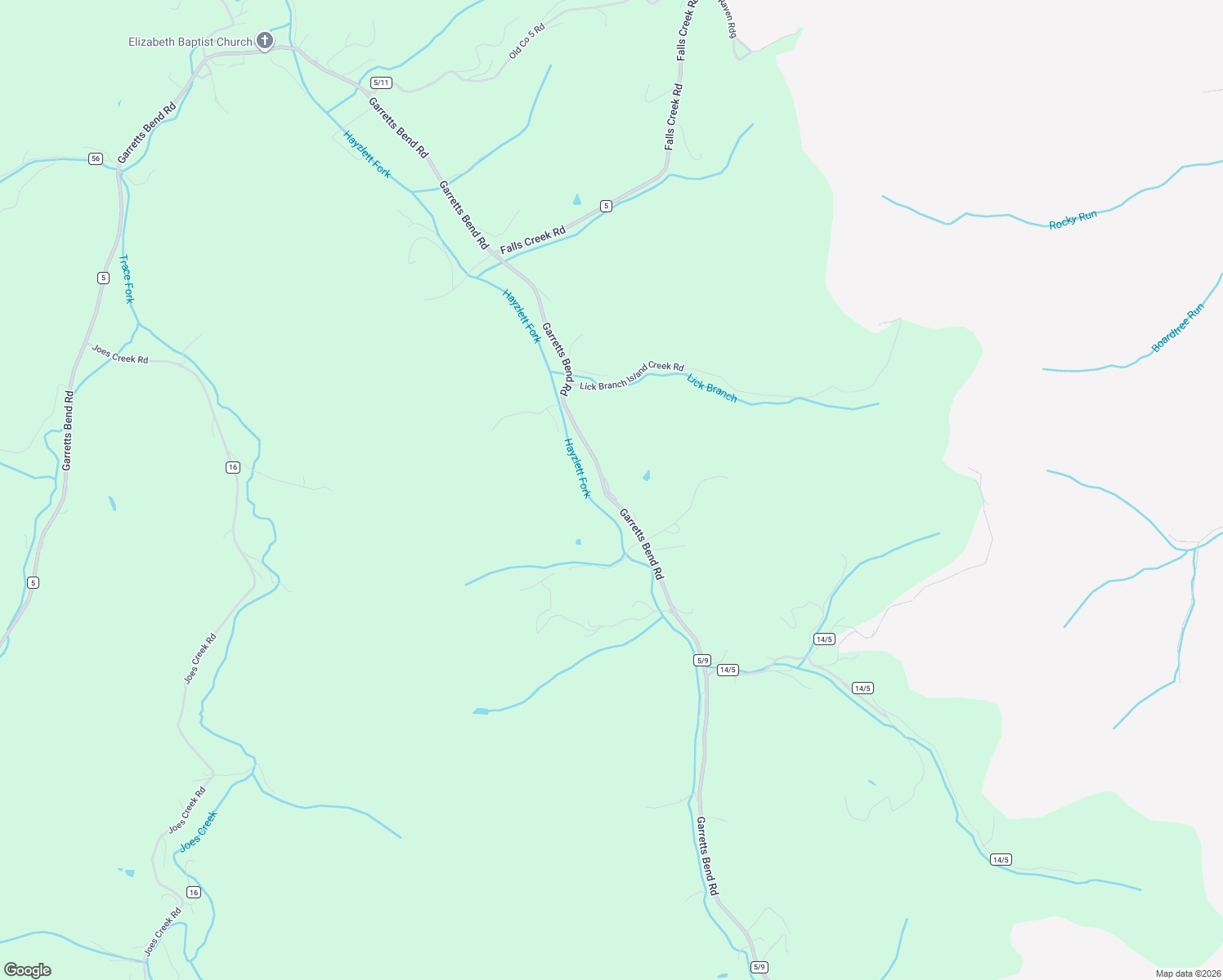 map of restaurants, bars, coffee shops, grocery stores, and more near 1895 Garretts Bend Road in Sod