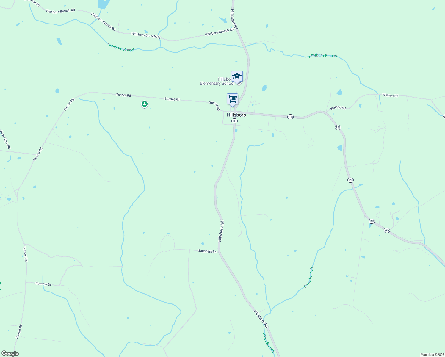 map of restaurants, bars, coffee shops, grocery stores, and more near 8083 Hillsboro Road in Hillsboro