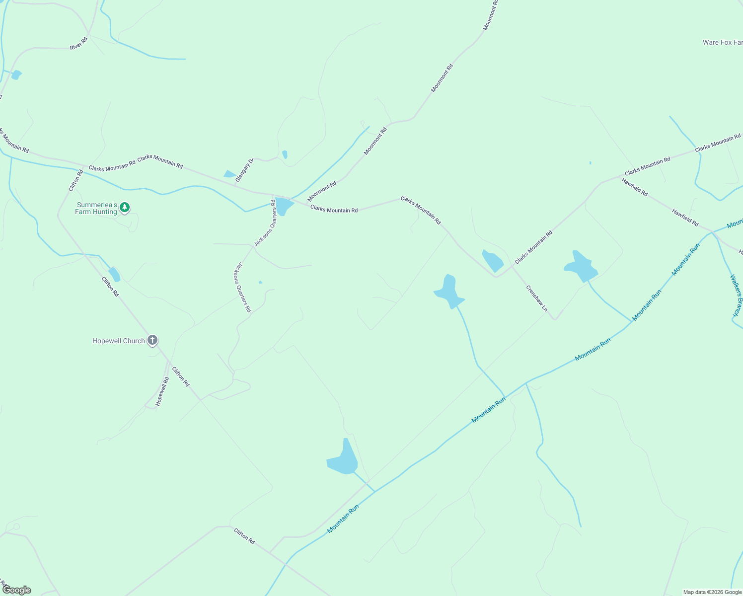 map of restaurants, bars, coffee shops, grocery stores, and more near 8400-8498 Rapidon Hunt Ln in Rapidan