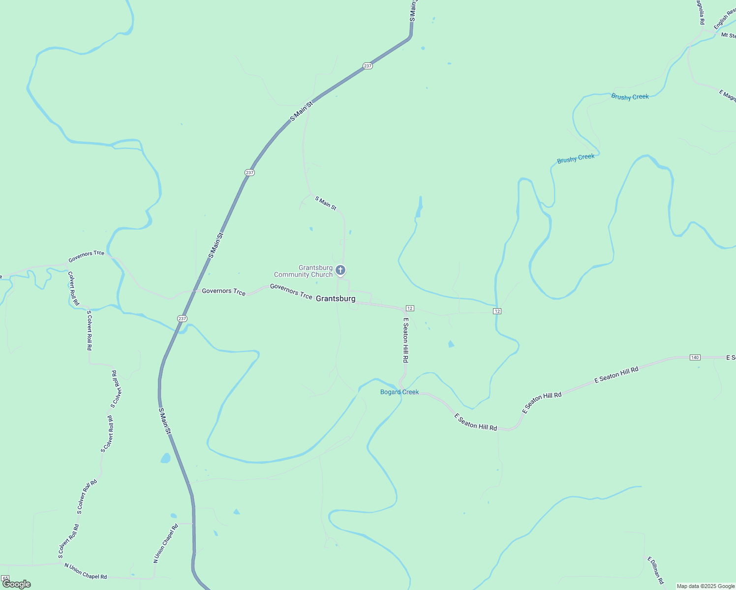 map of restaurants, bars, coffee shops, grocery stores, and more near 250 Scott Street in Grantsburg