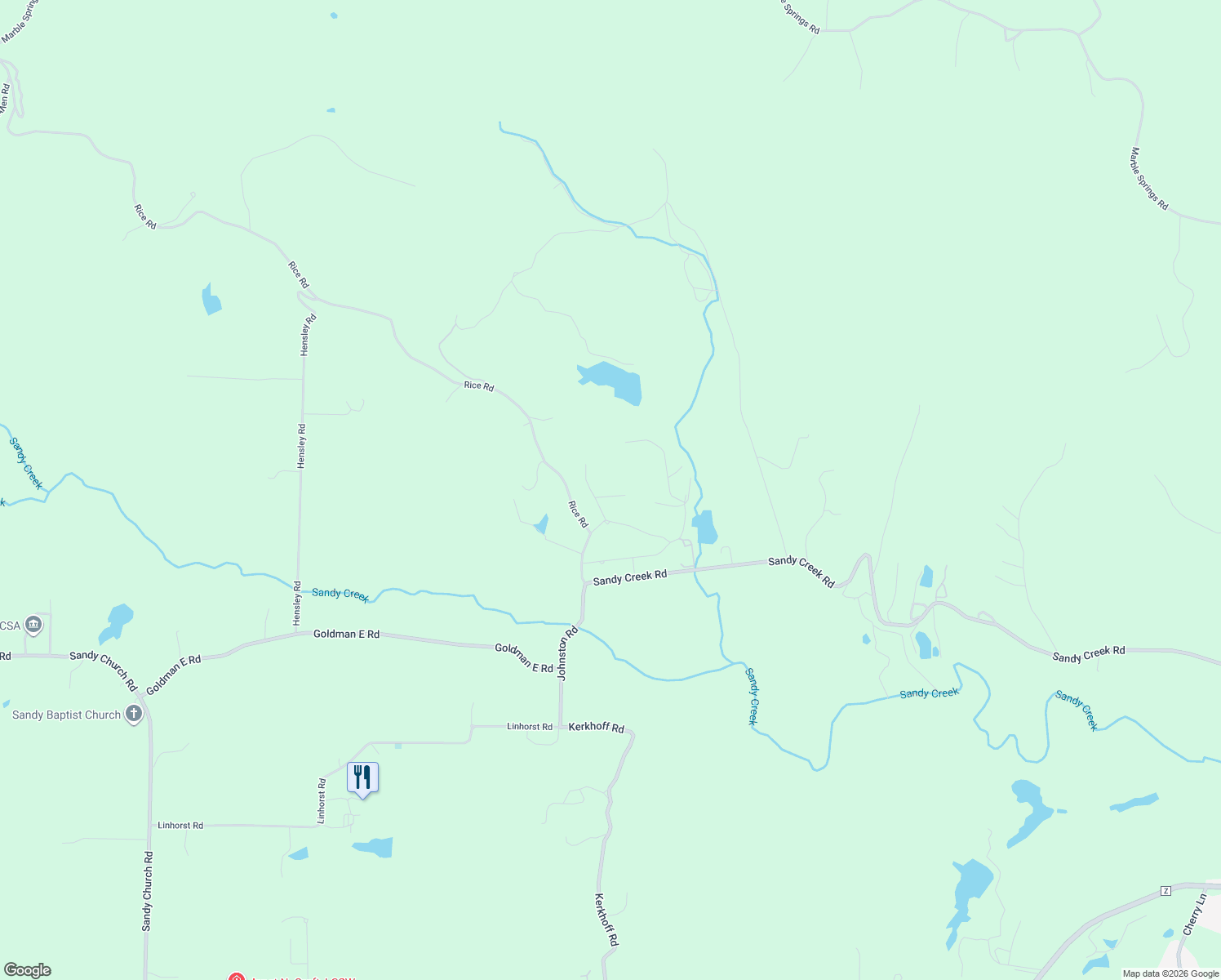 map of restaurants, bars, coffee shops, grocery stores, and more near 2917 Council Place in Pevely