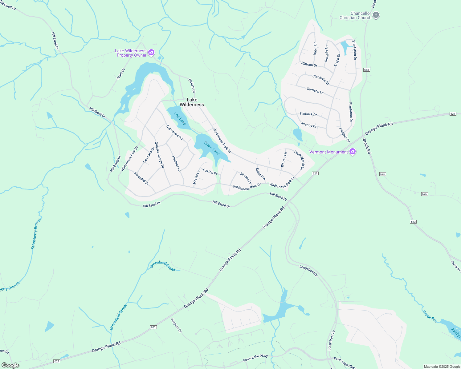 map of restaurants, bars, coffee shops, grocery stores, and more near 12406 Mueller Lane in Spotsylvania