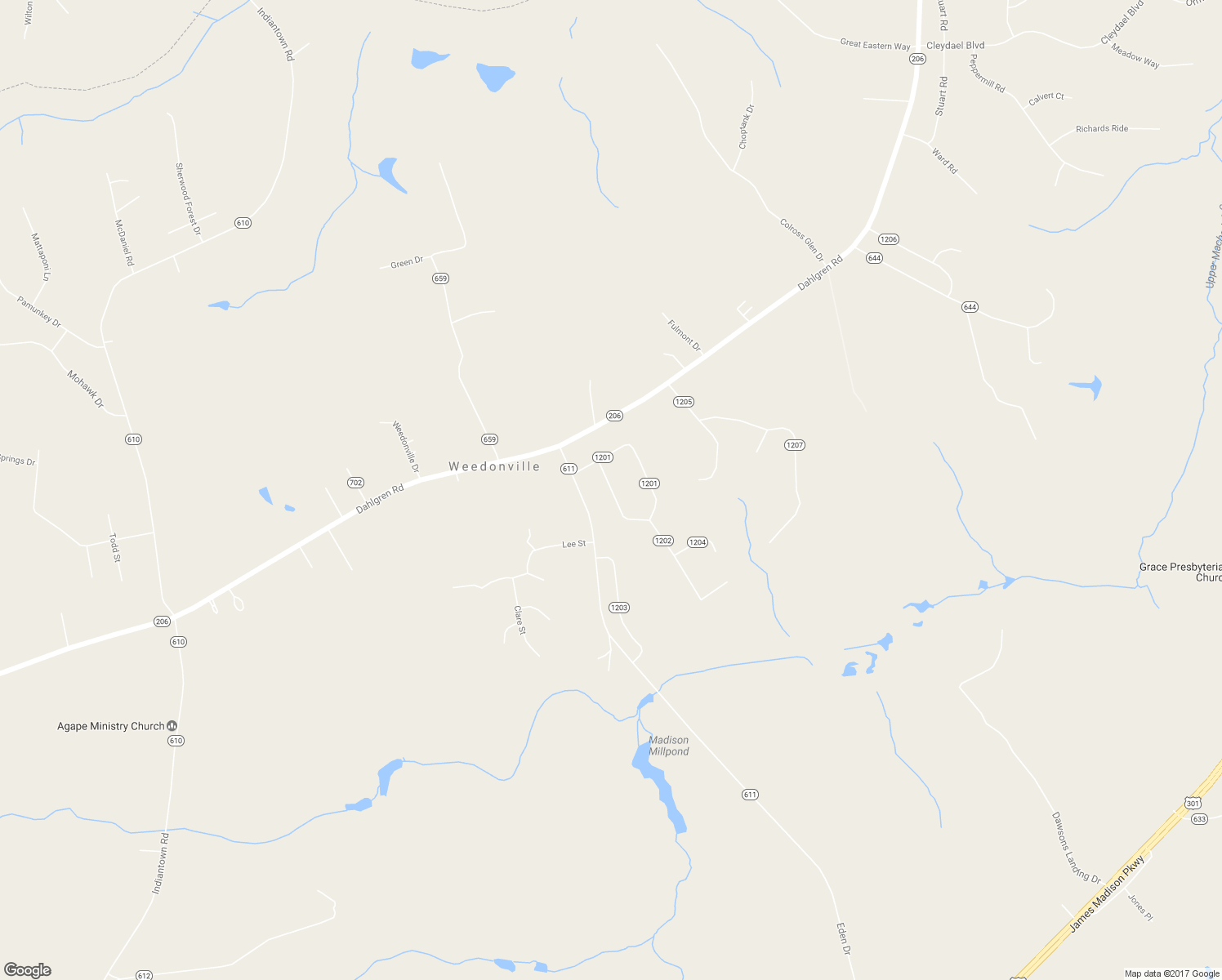 map of restaurants, bars, coffee shops, grocery stores, and more near 8251 Hickory Drive in King George