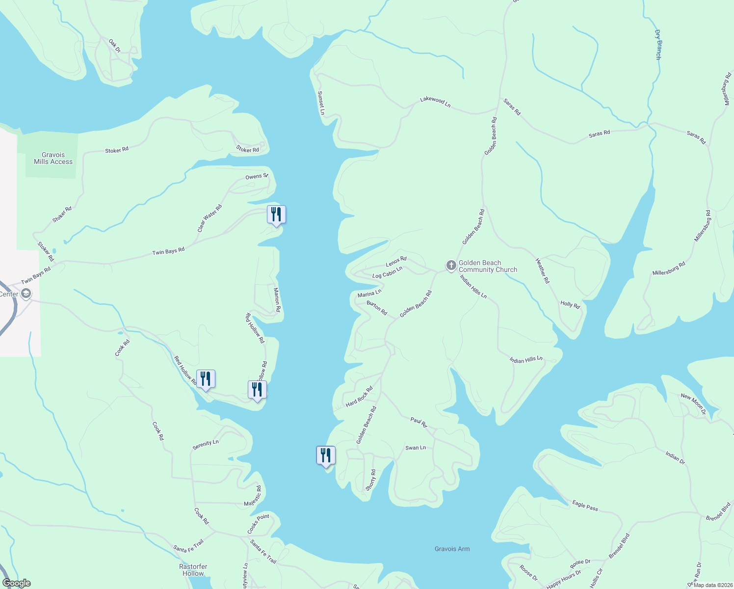 map of restaurants, bars, coffee shops, grocery stores, and more near Marina in Barnett