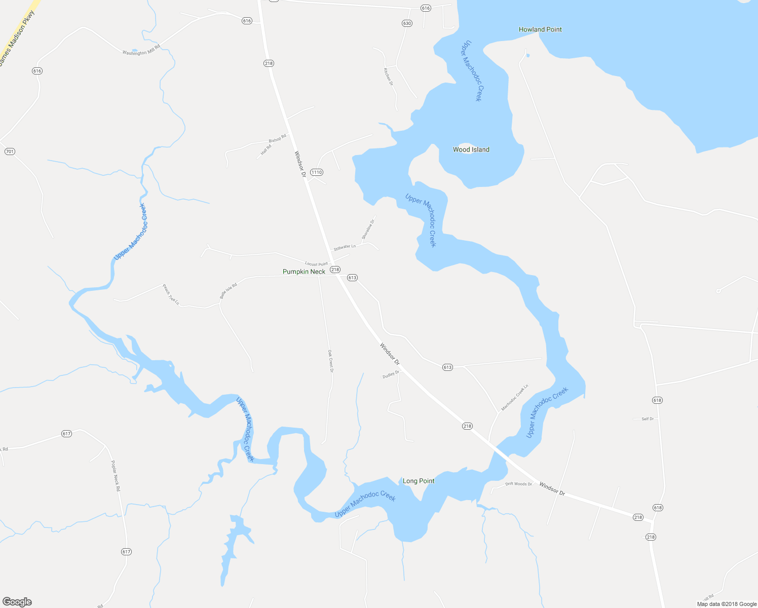 map of restaurants, bars, coffee shops, grocery stores, and more near 16079 Little Ferry Road in King George