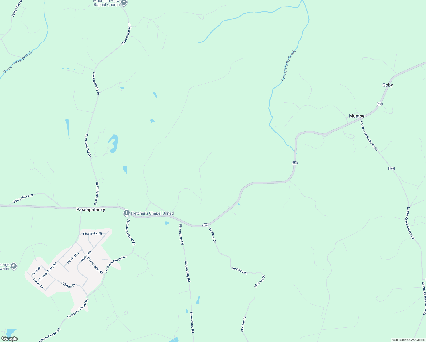 map of restaurants, bars, coffee shops, grocery stores, and more near 8123 Buckthorne Run in King George