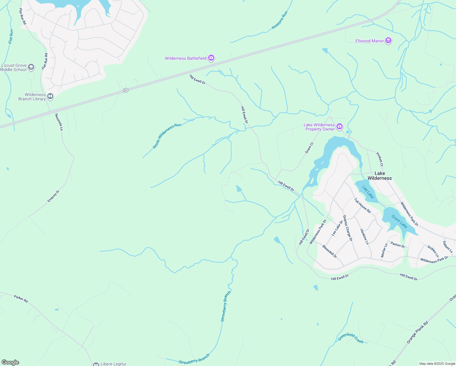 map of restaurants, bars, coffee shops, grocery stores, and more near General Jenkins Drive in Locust Grove