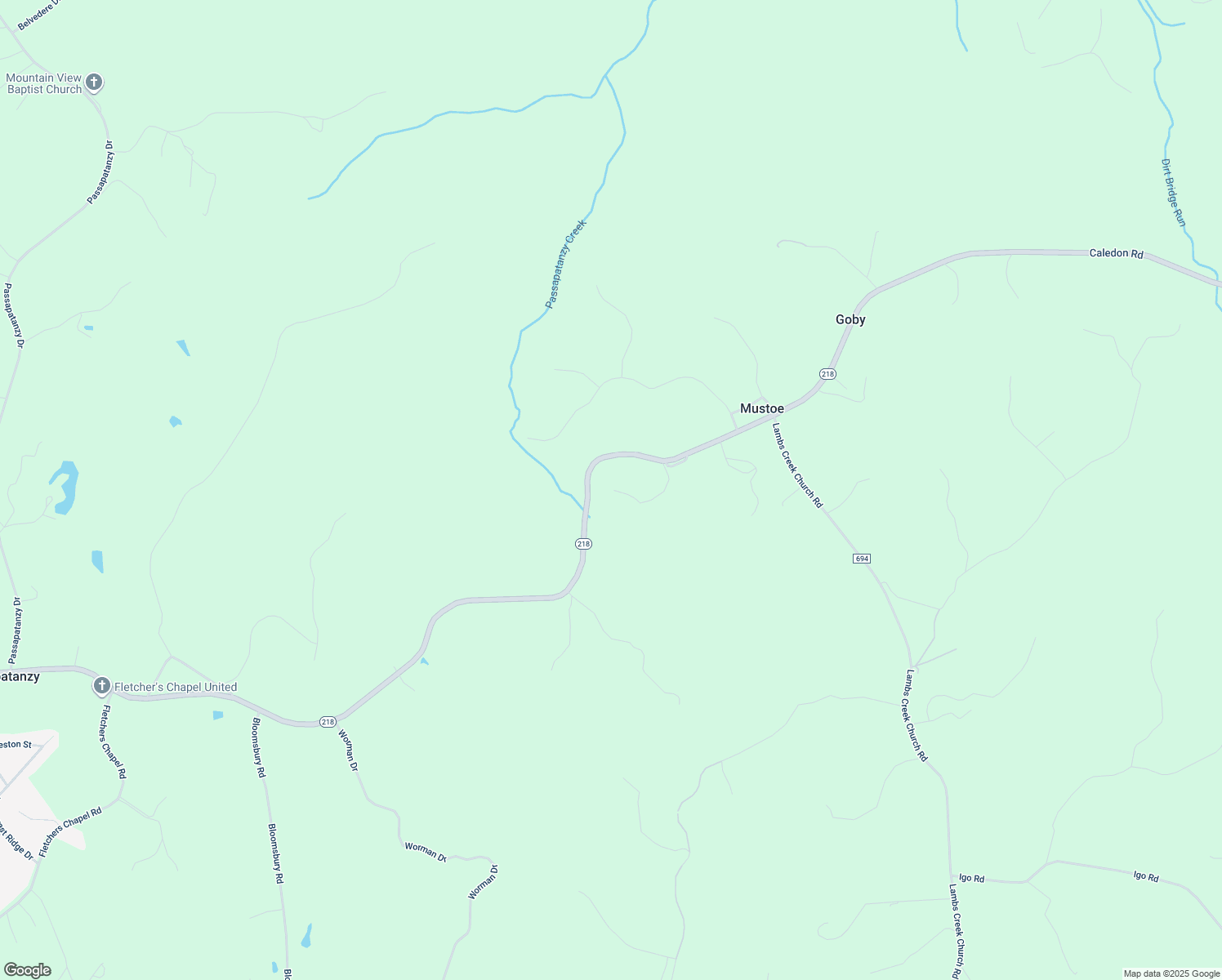 map of restaurants, bars, coffee shops, grocery stores, and more near 3268 Ford Lane in King George