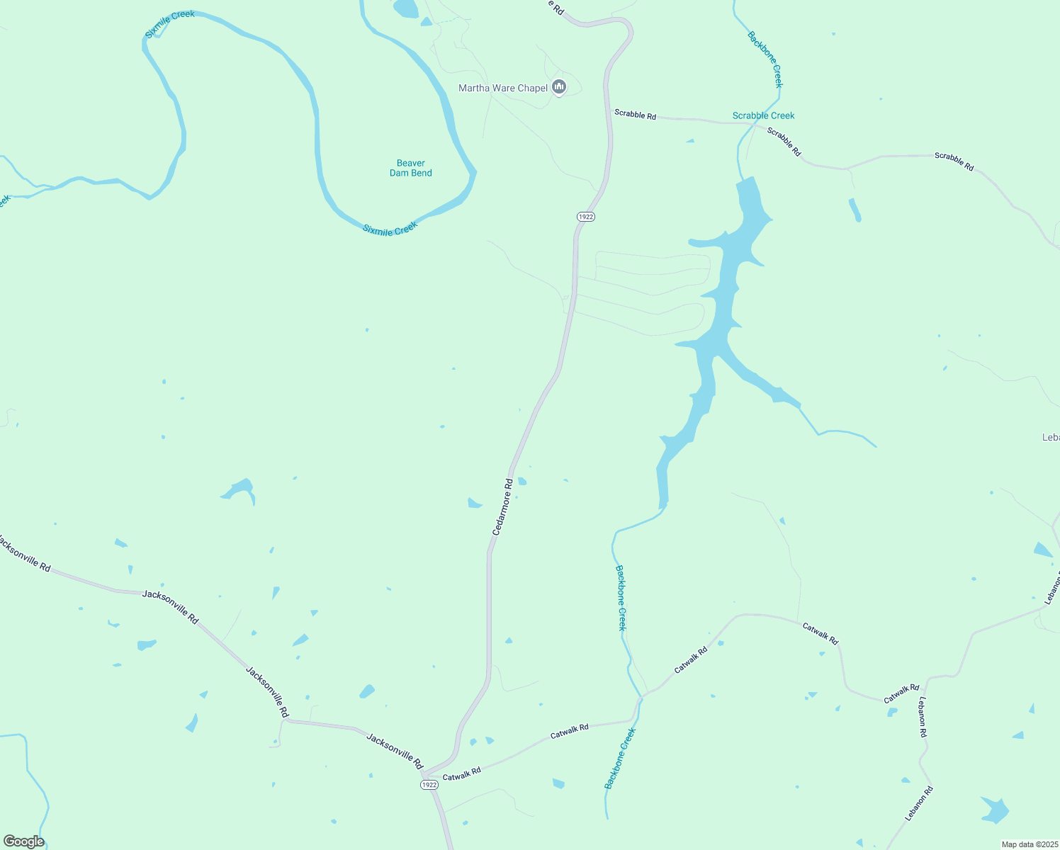 map of restaurants, bars, coffee shops, grocery stores, and more near Cedarmore Road in Defoe
